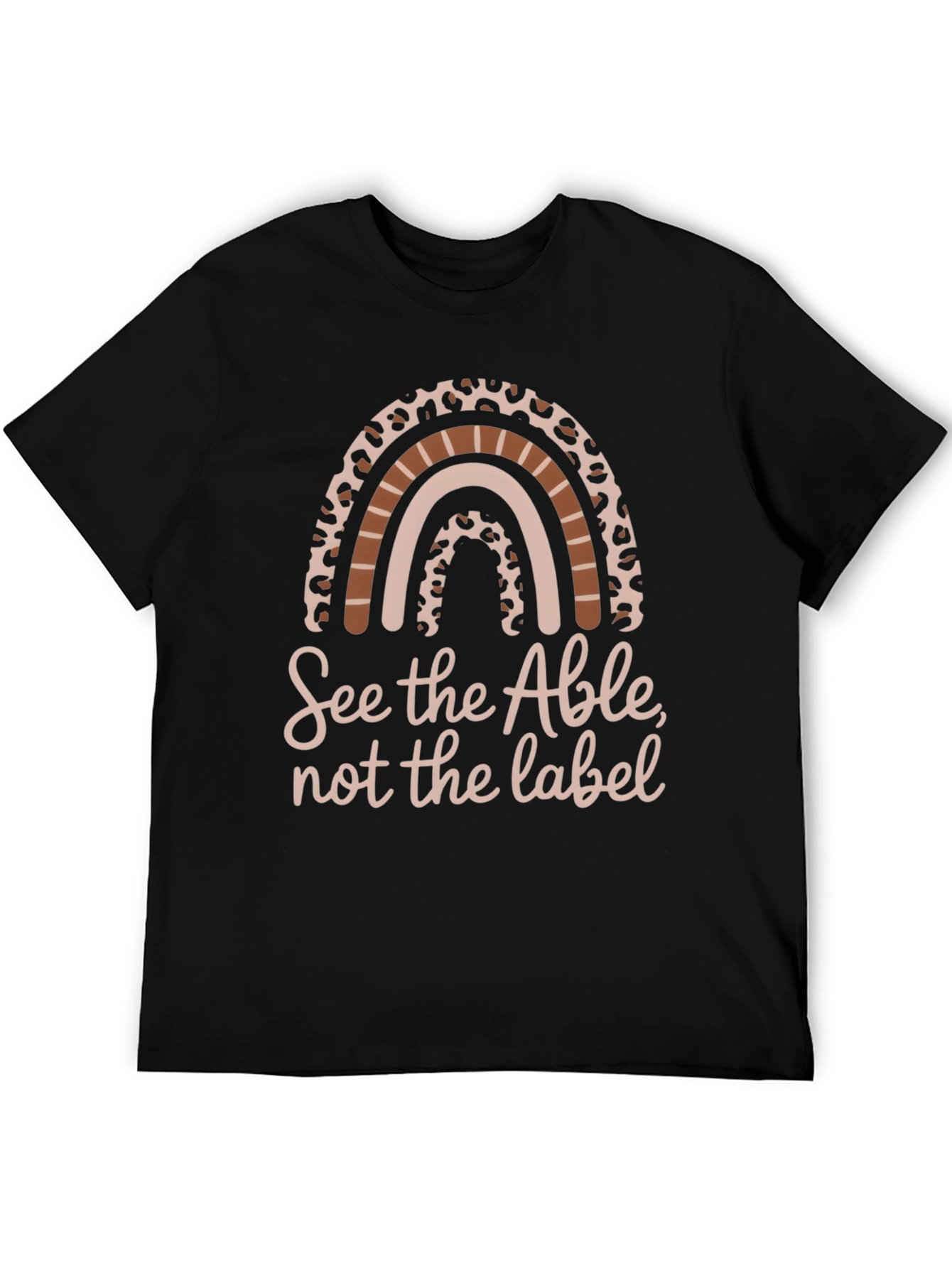 See The Able T-Shirt - Inspirational Rainbow Graphic Tee