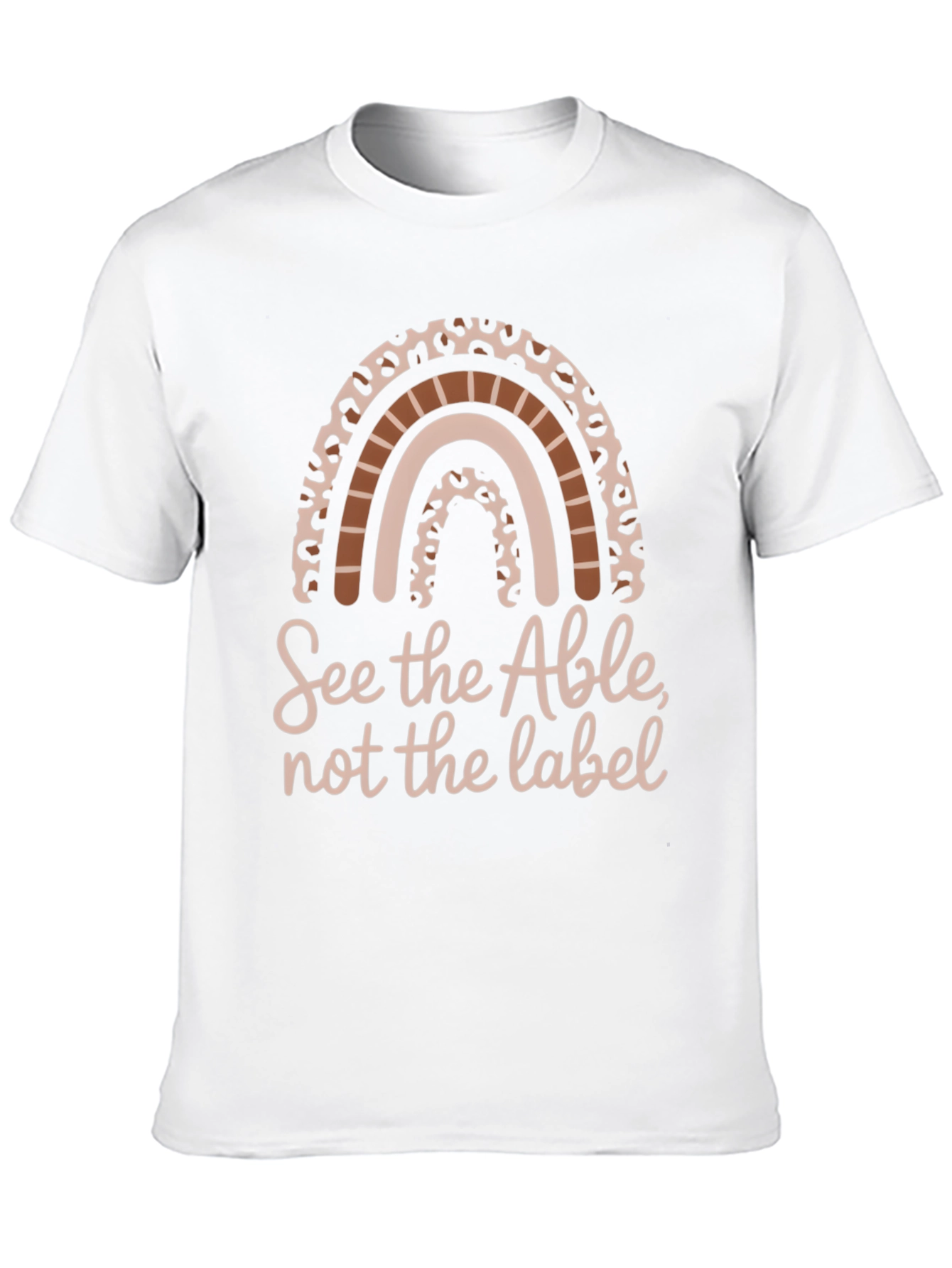 See The Able T-Shirt - Inspirational Rainbow Graphic Tee