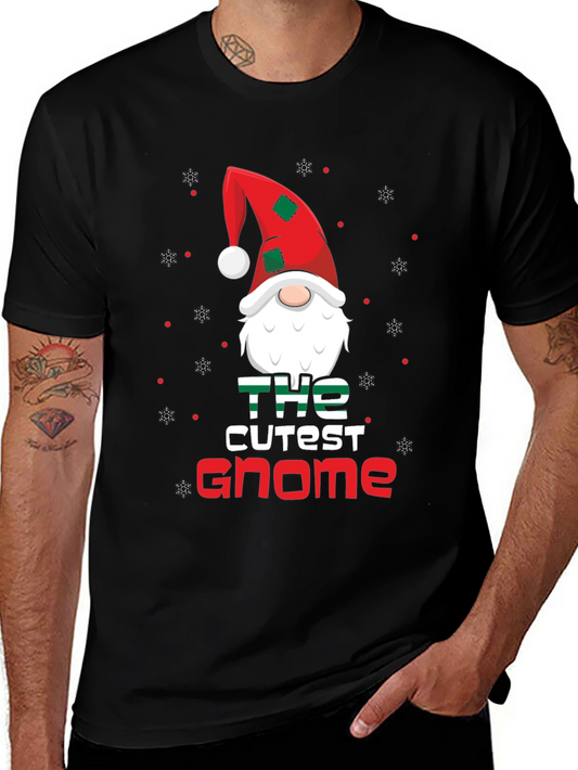 Cutest Gnome Christmas Graphic T-Shirt