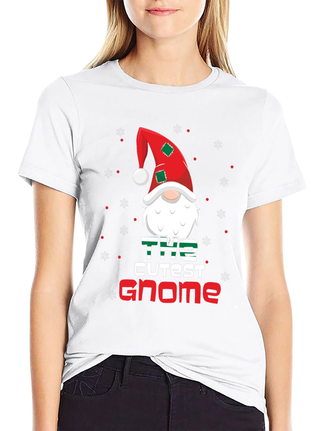 Cutest Gnome Christmas Graphic T-Shirt