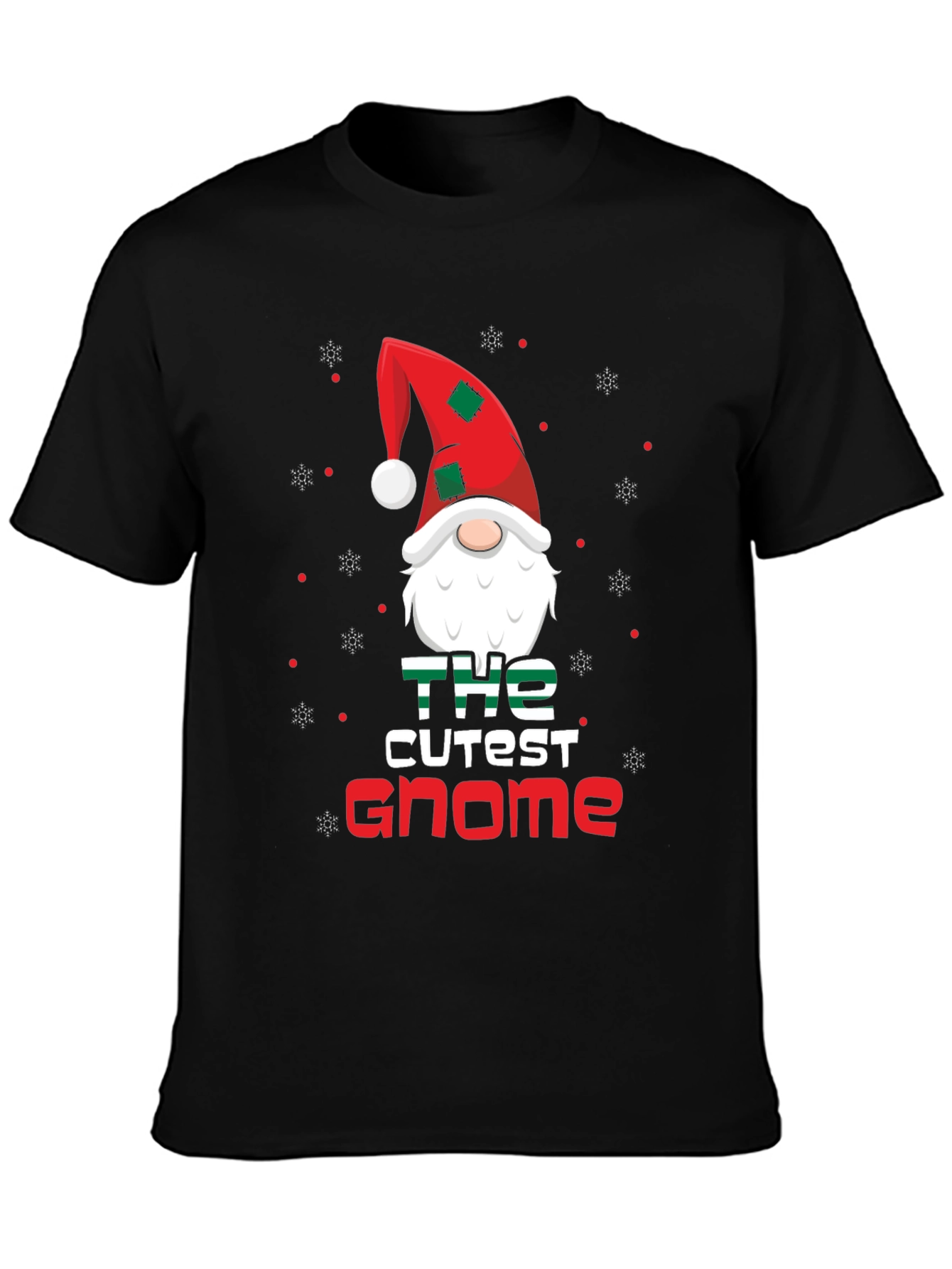 Cutest Gnome Christmas Graphic T-Shirt