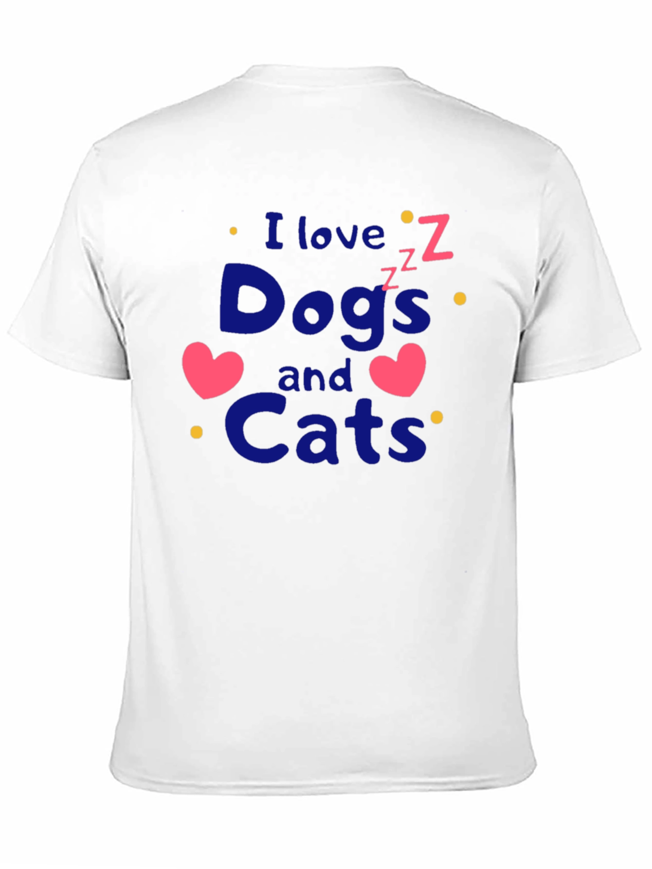 I Love Dogs and Cats Graphic Tee