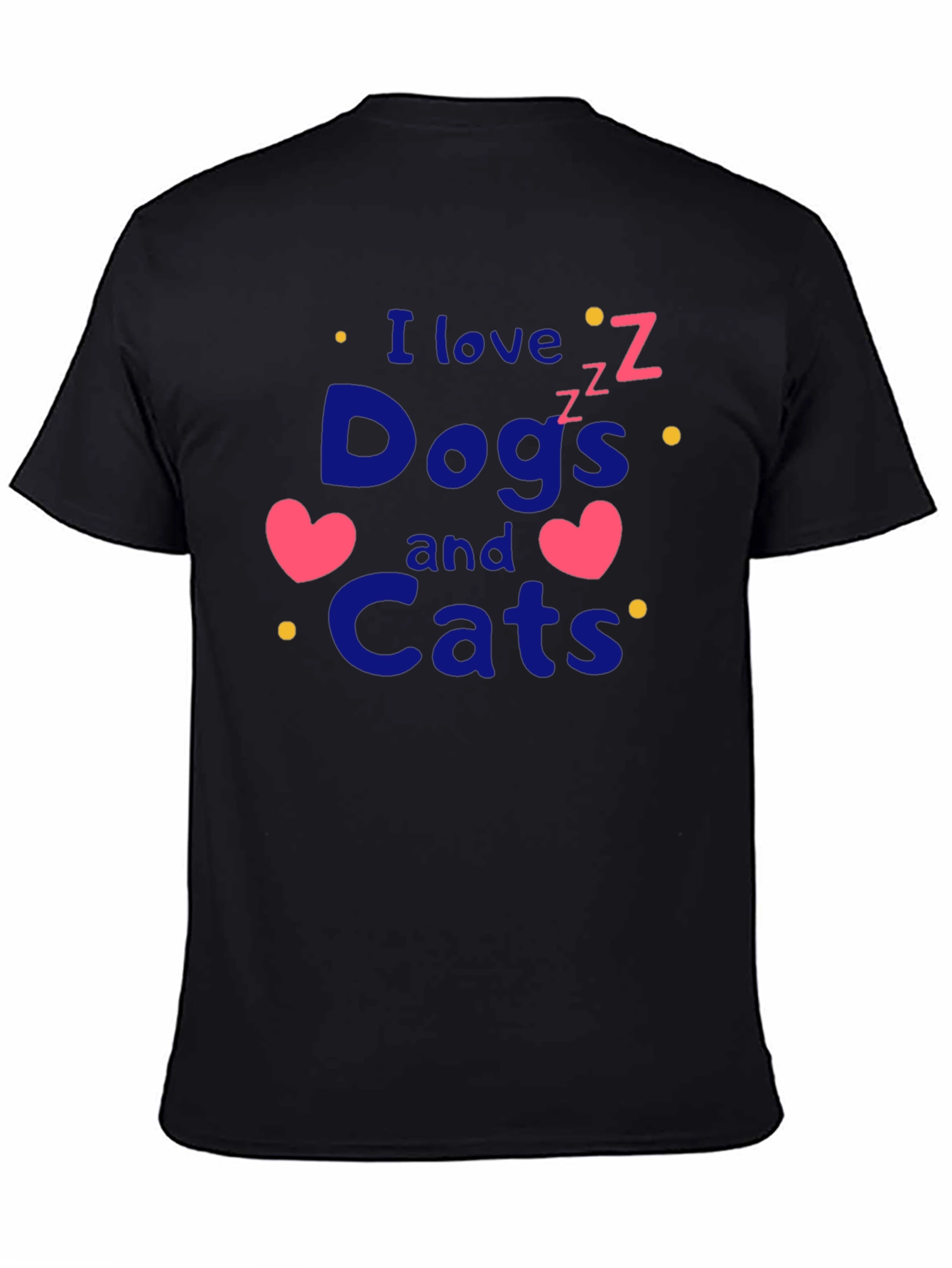 I Love Dogs and Cats Graphic Tee