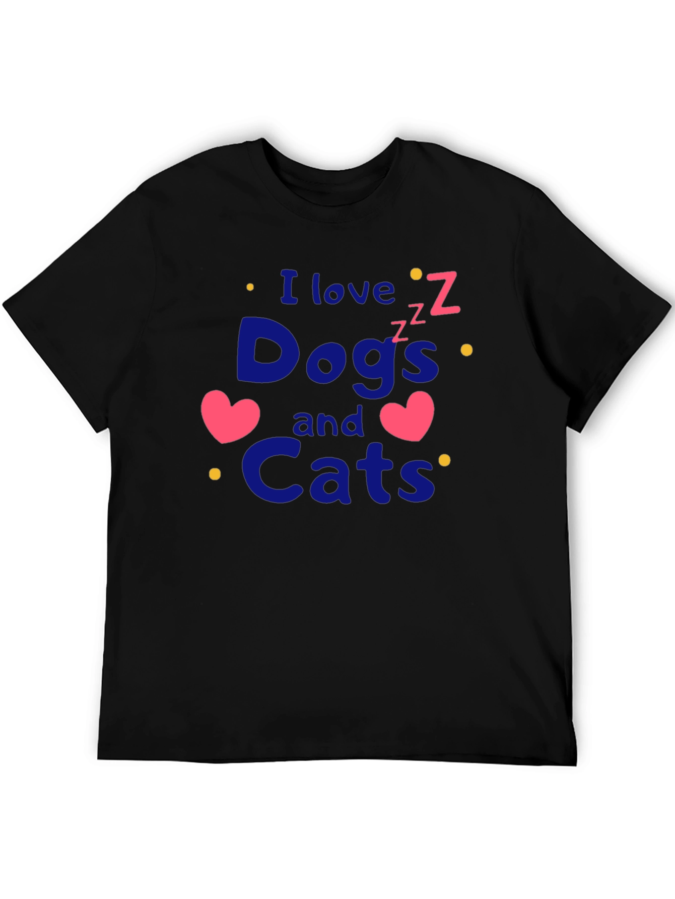 I Love Dogs and Cats Graphic Tee