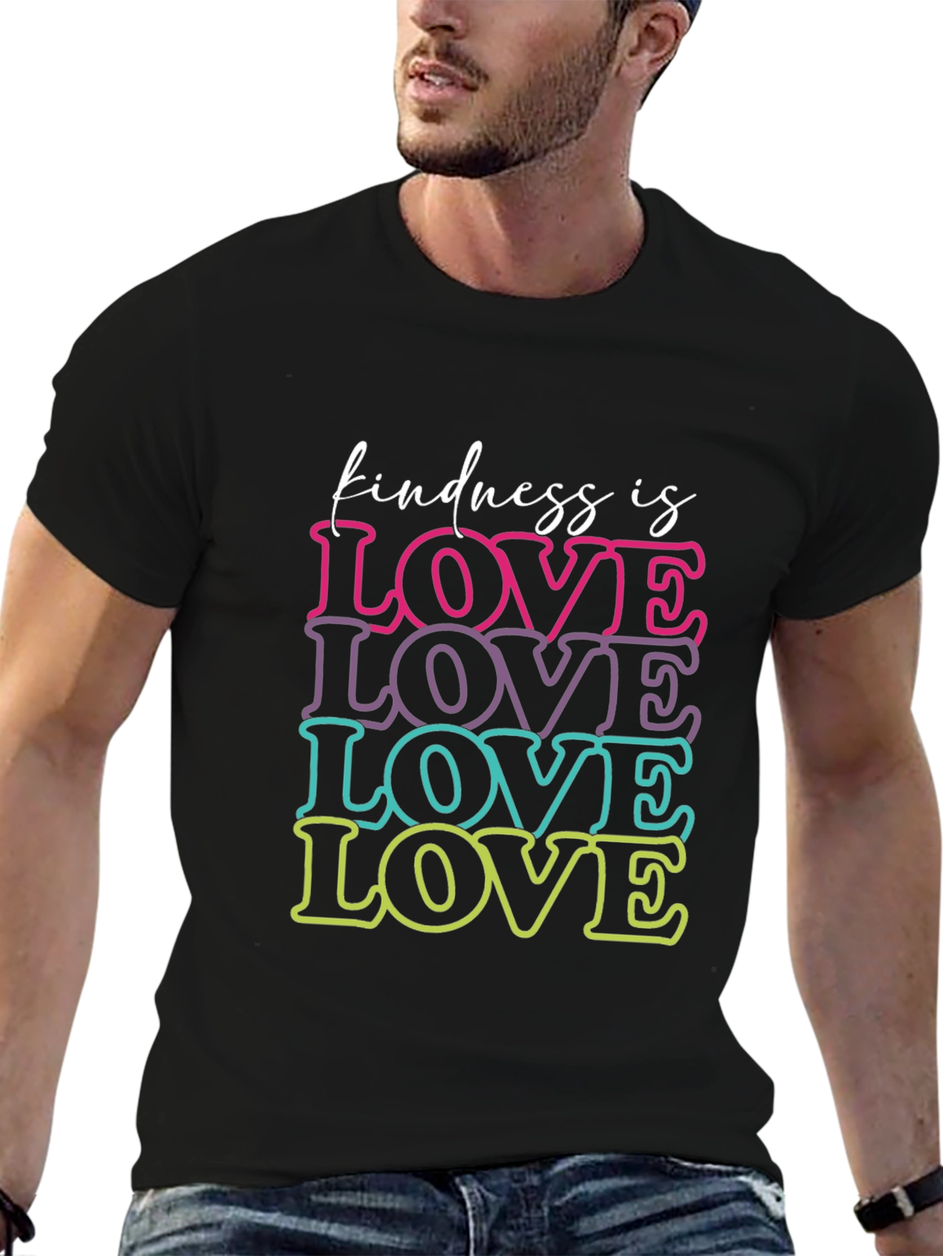 Kindness is Love Graphic T-Shirt