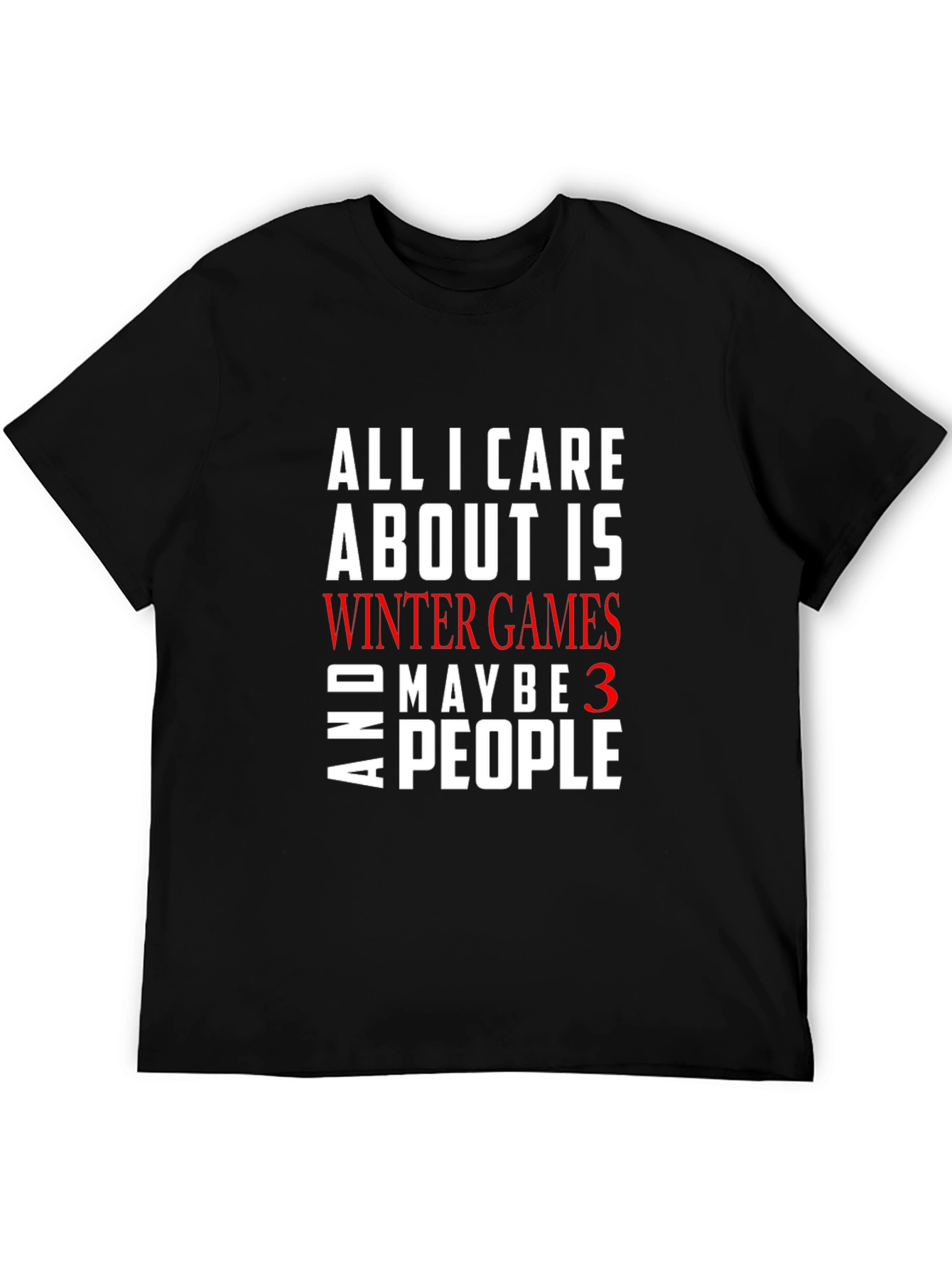 Funny Winter Games T-Shirt Limited Edition