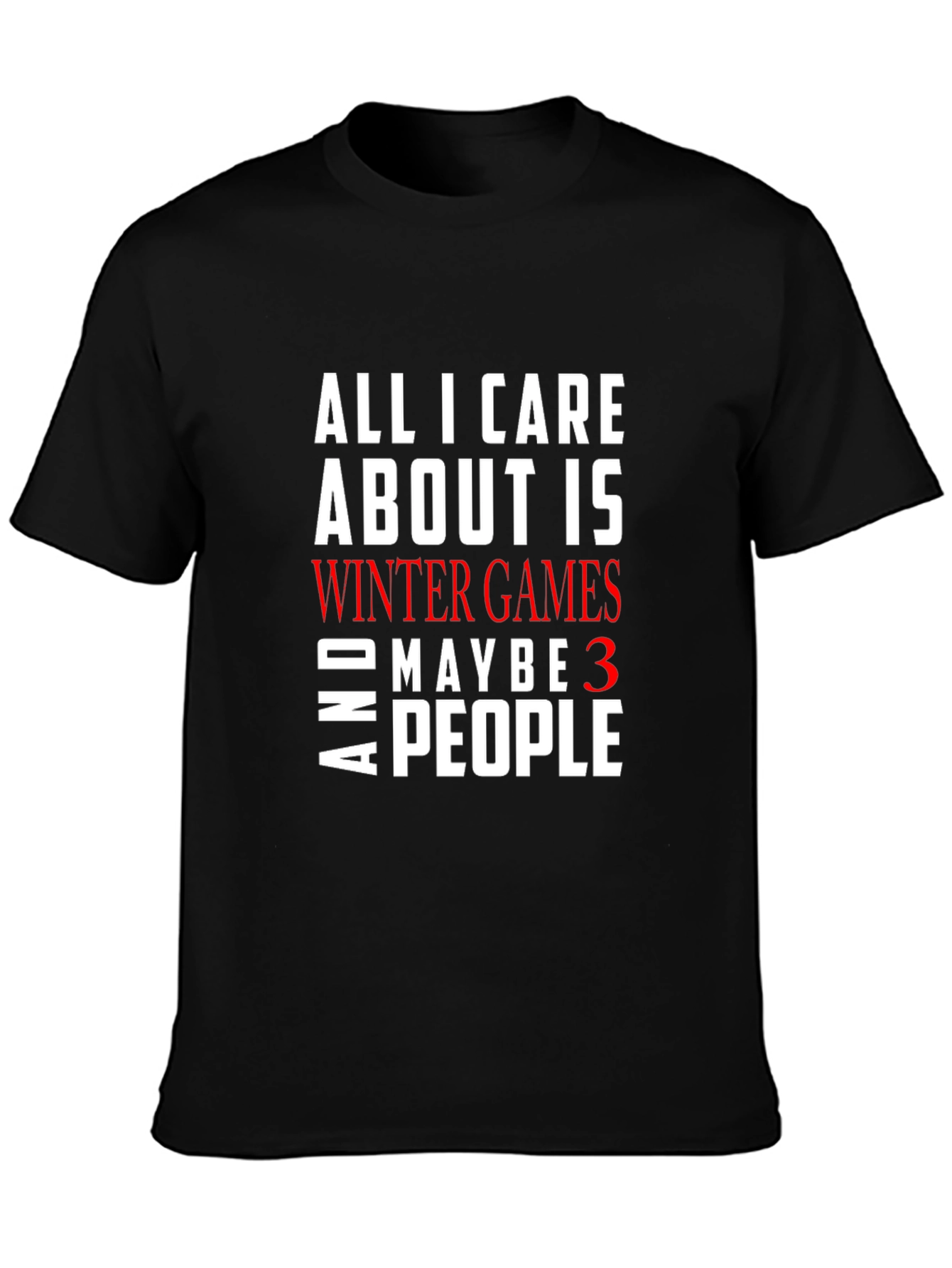 Funny Winter Games T-Shirt Limited Edition