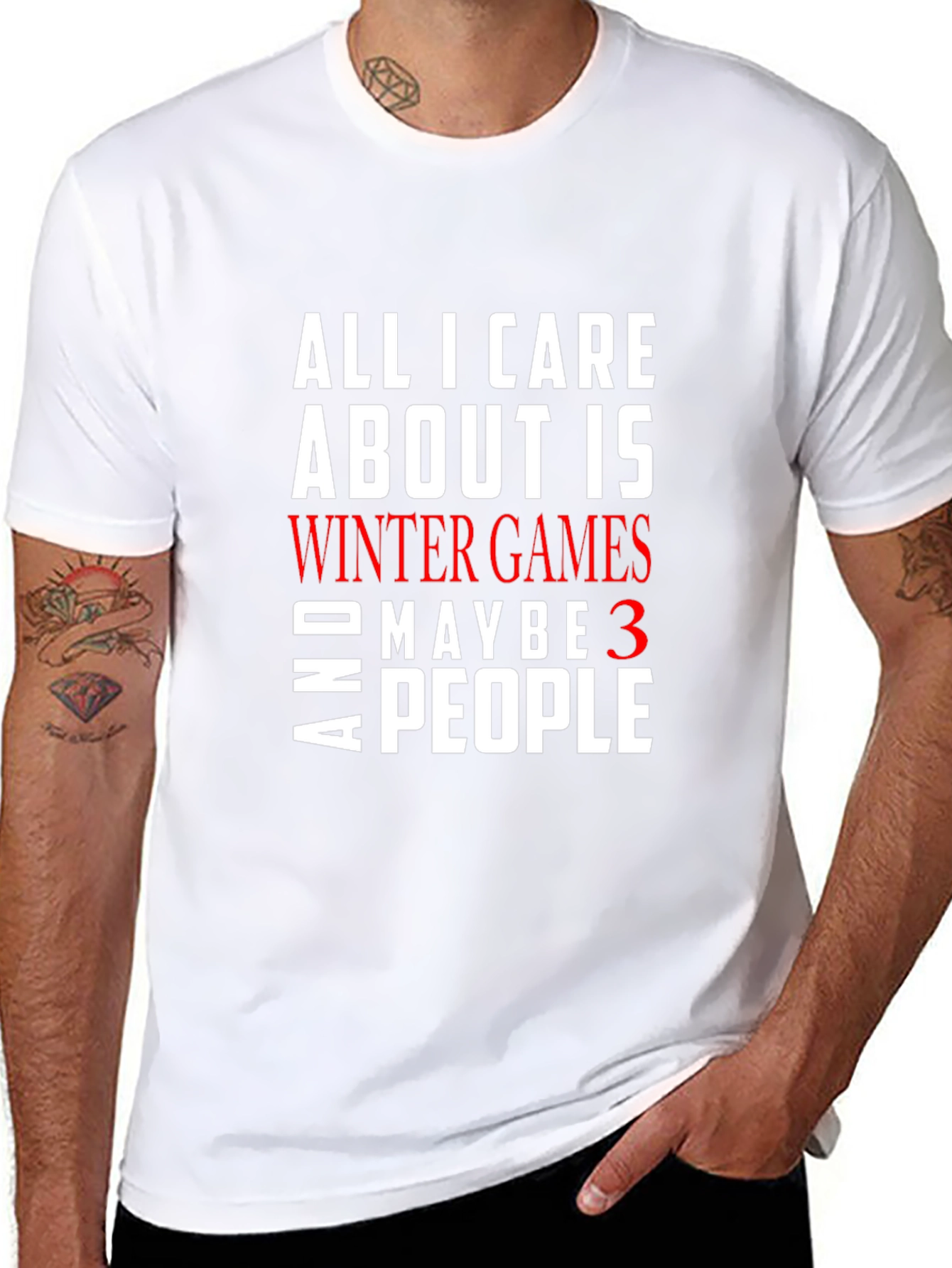 Funny Winter Games T-Shirt Limited Edition