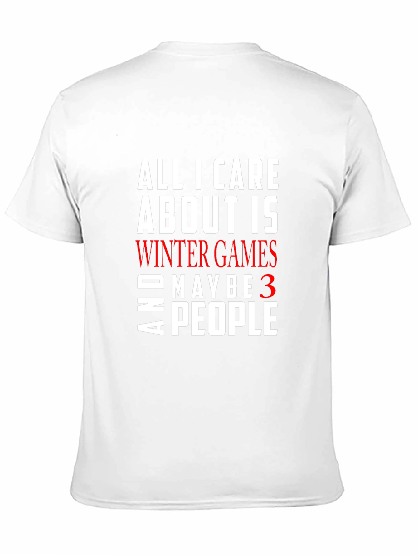 Funny Winter Games T-Shirt Limited Edition