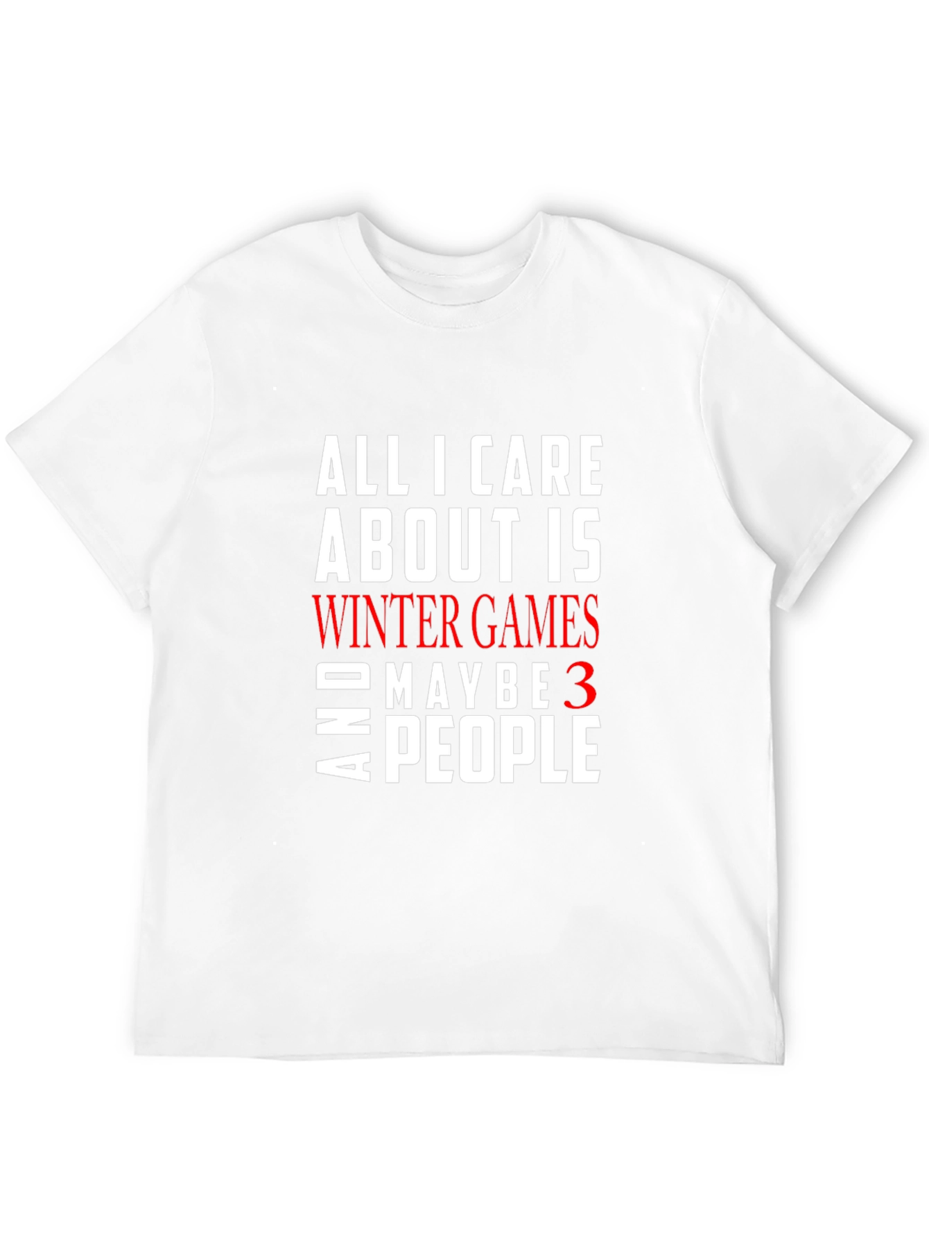 Funny Winter Games T-Shirt Limited Edition
