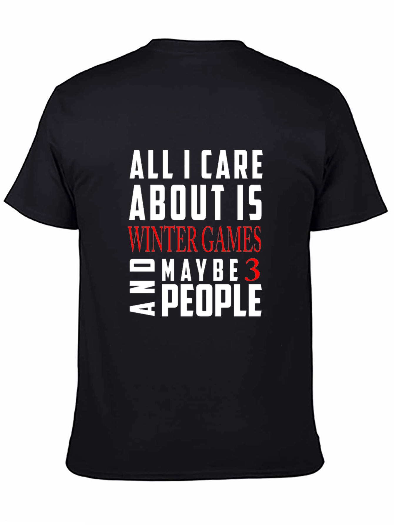 Funny Winter Games T-Shirt Limited Edition