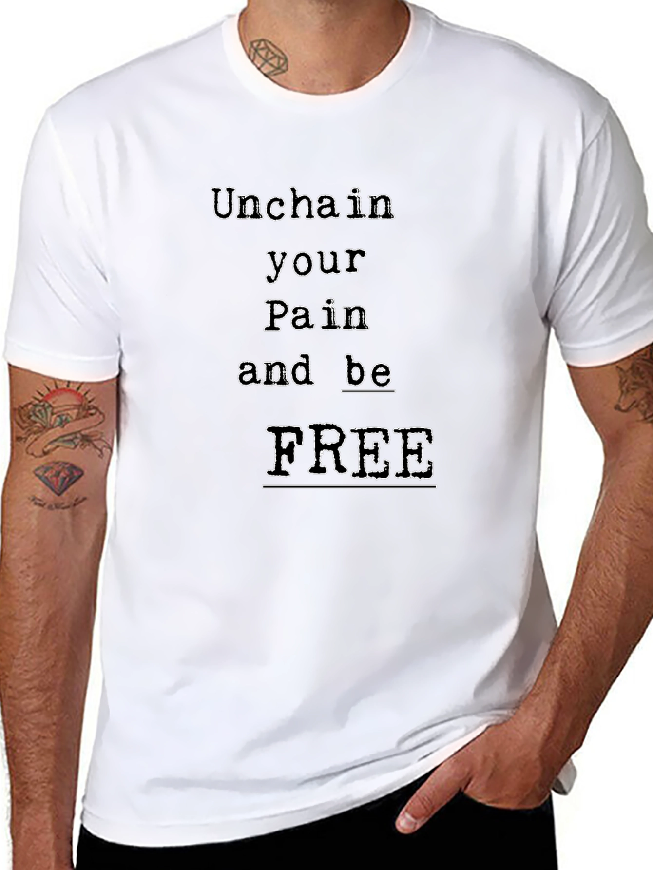 Unchain Your Pain Graphic T-Shirt