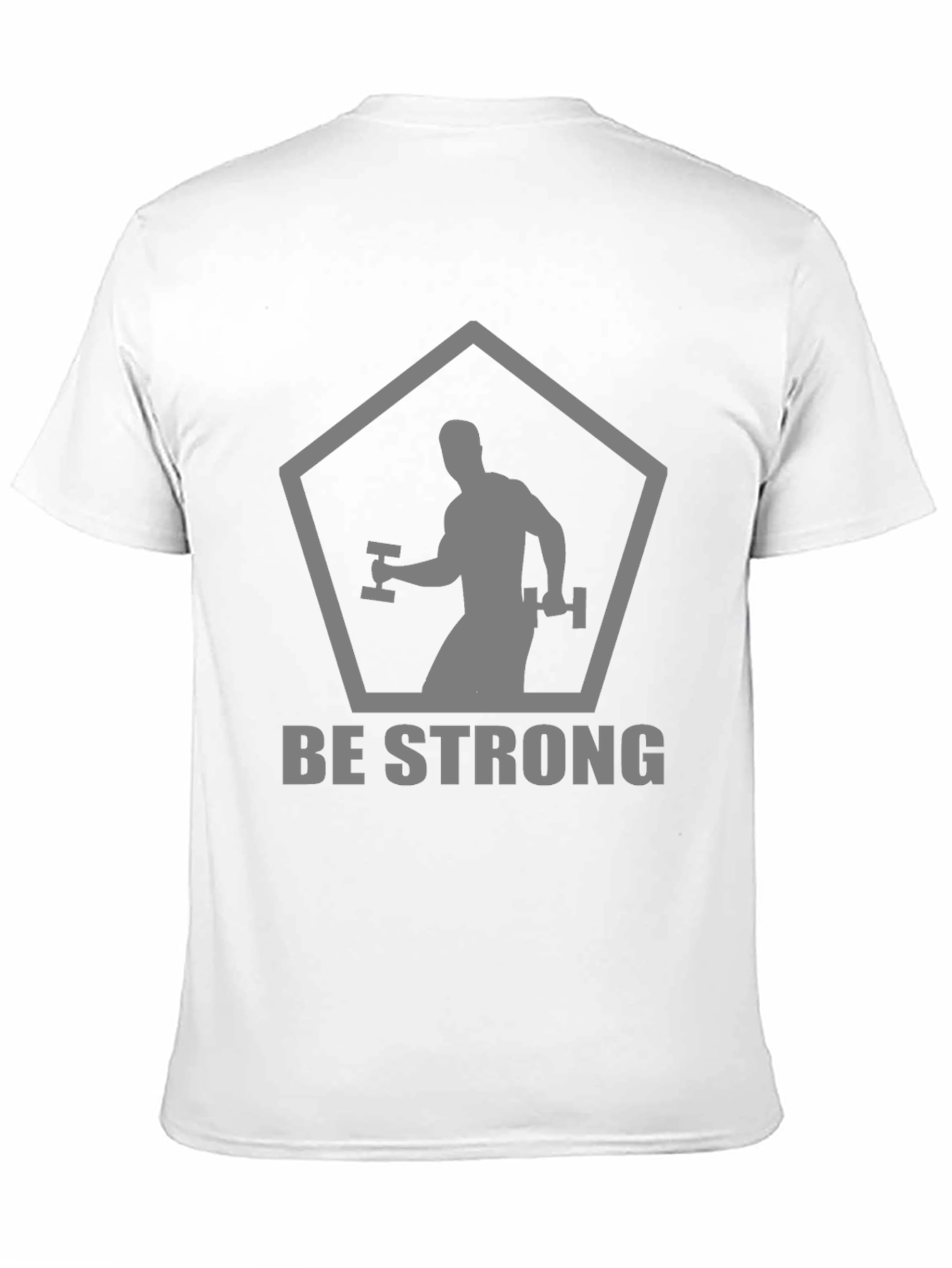 Be Strong Black T-Shirt - Gym & Fitness