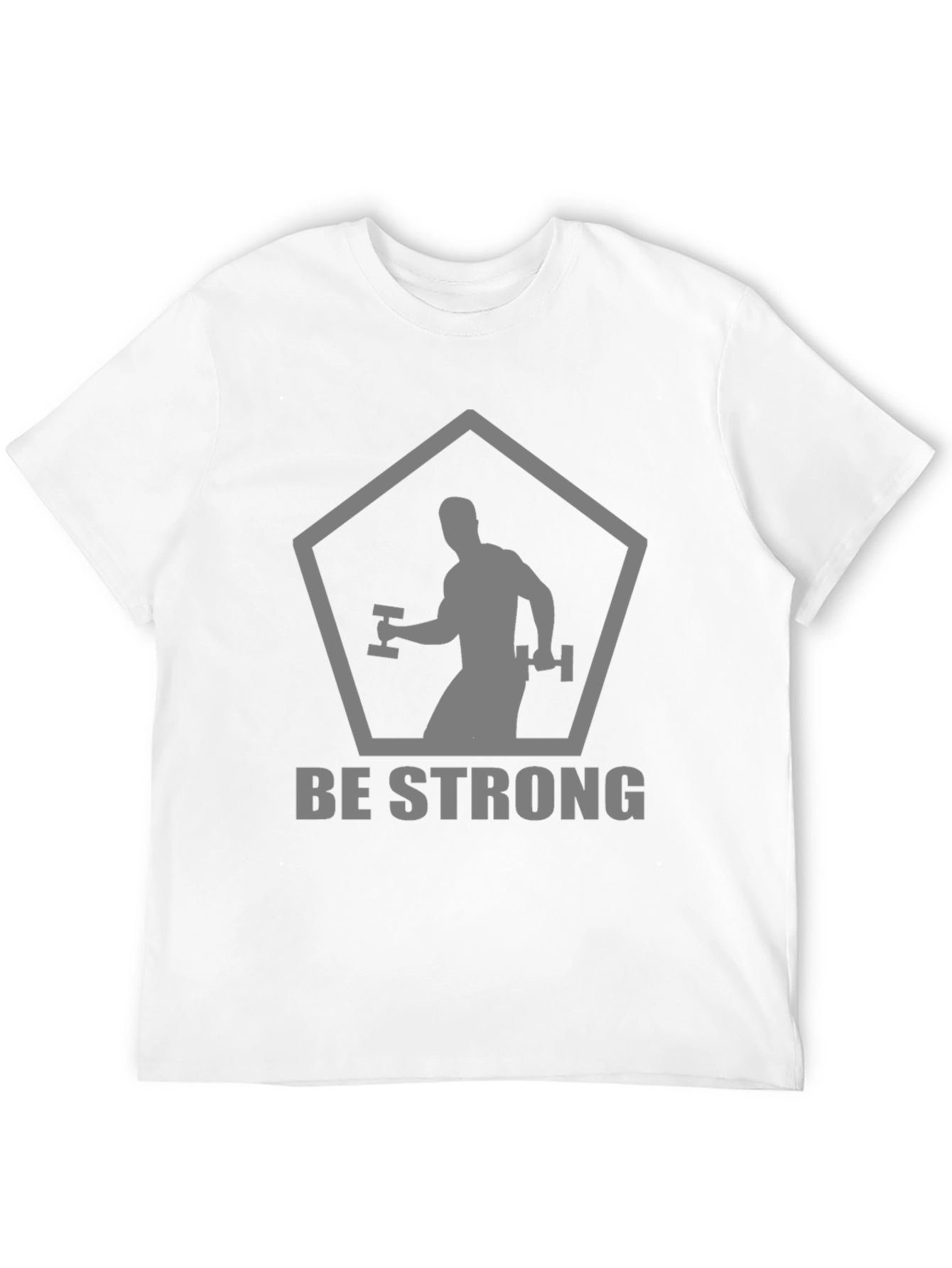 Be Strong Black T-Shirt - Gym & Fitness