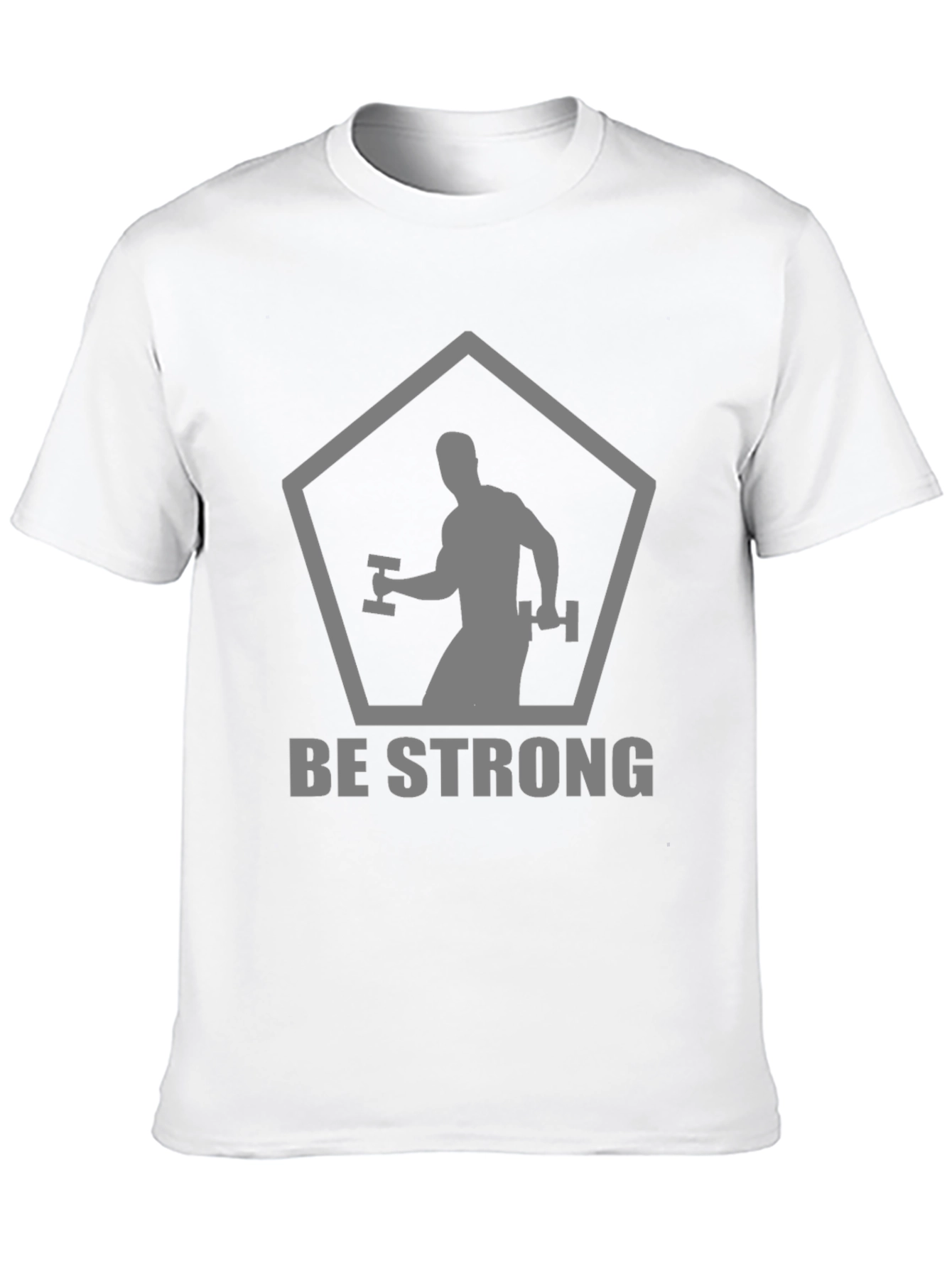 Be Strong Black T-Shirt - Gym & Fitness