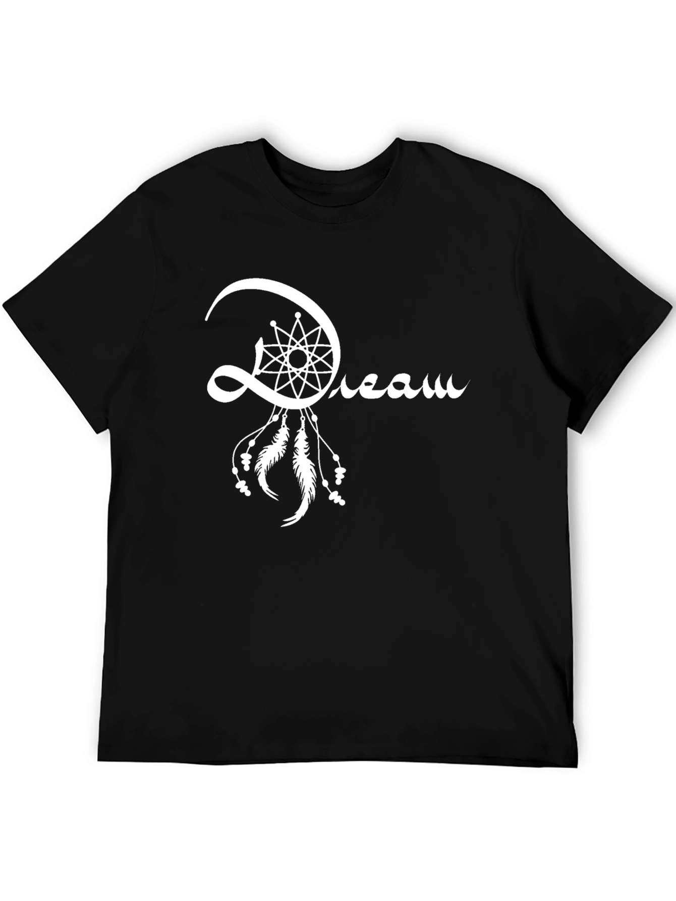Dreamcatcher Graphic Tee - Stylish Black T-Shirt