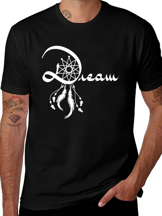 Dreamcatcher Graphic Tee - Stylish Black T-Shirt