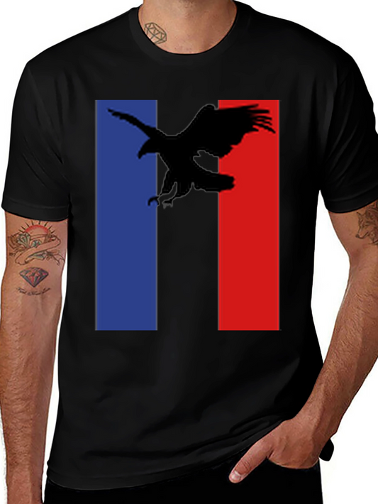Eagle Graphic Tee - Patriotic Black T-Shirt
