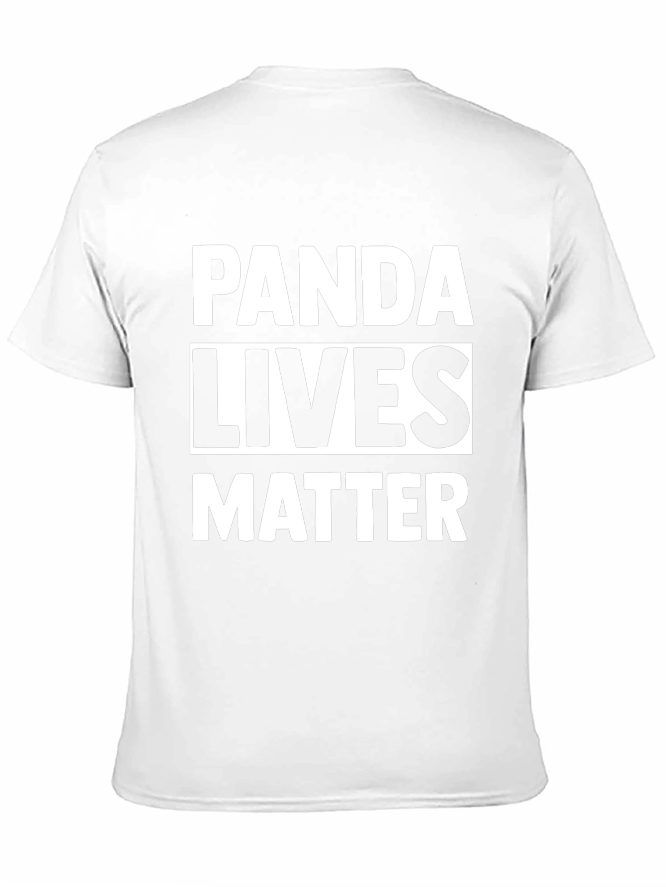 Panda Lives Matter Graphic Tee - Black Cotton T-Shirt