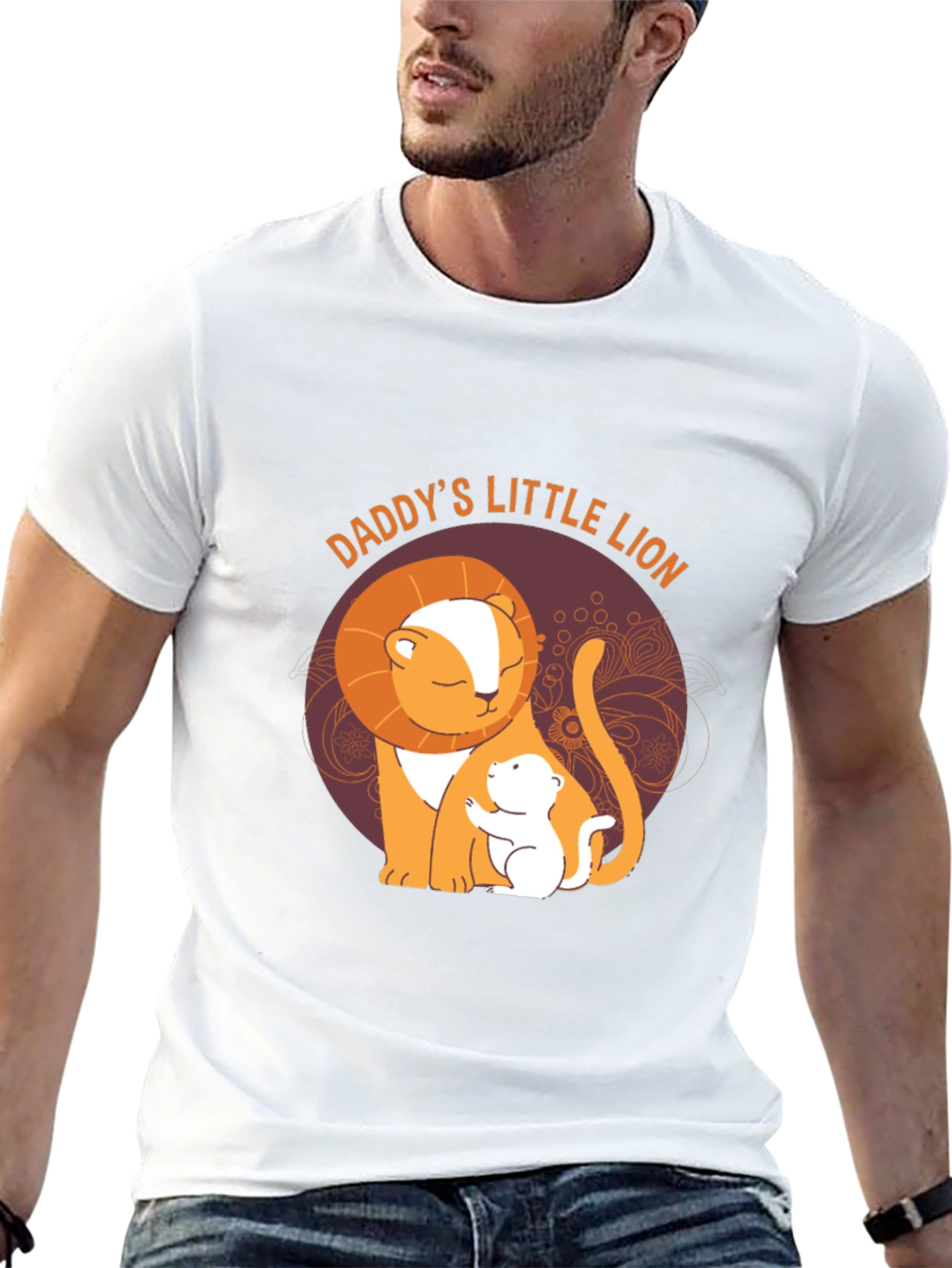 Daddys Little Lion Graphic T-Shirt
