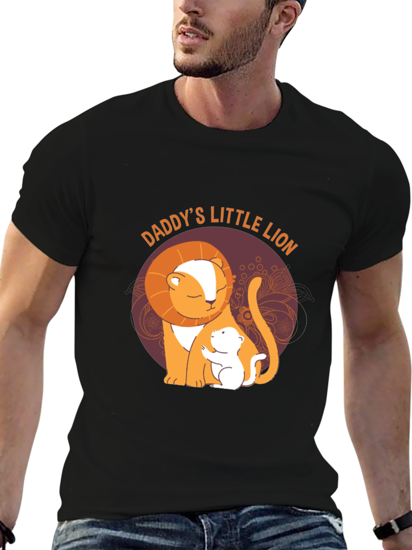 Daddys Little Lion Graphic T-Shirt