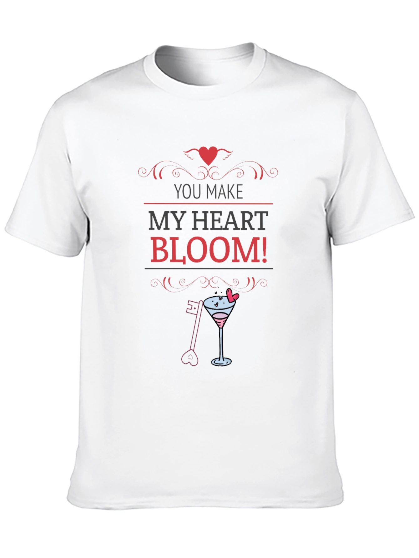 You Make My Heart Bloom Valentines T-Shirt