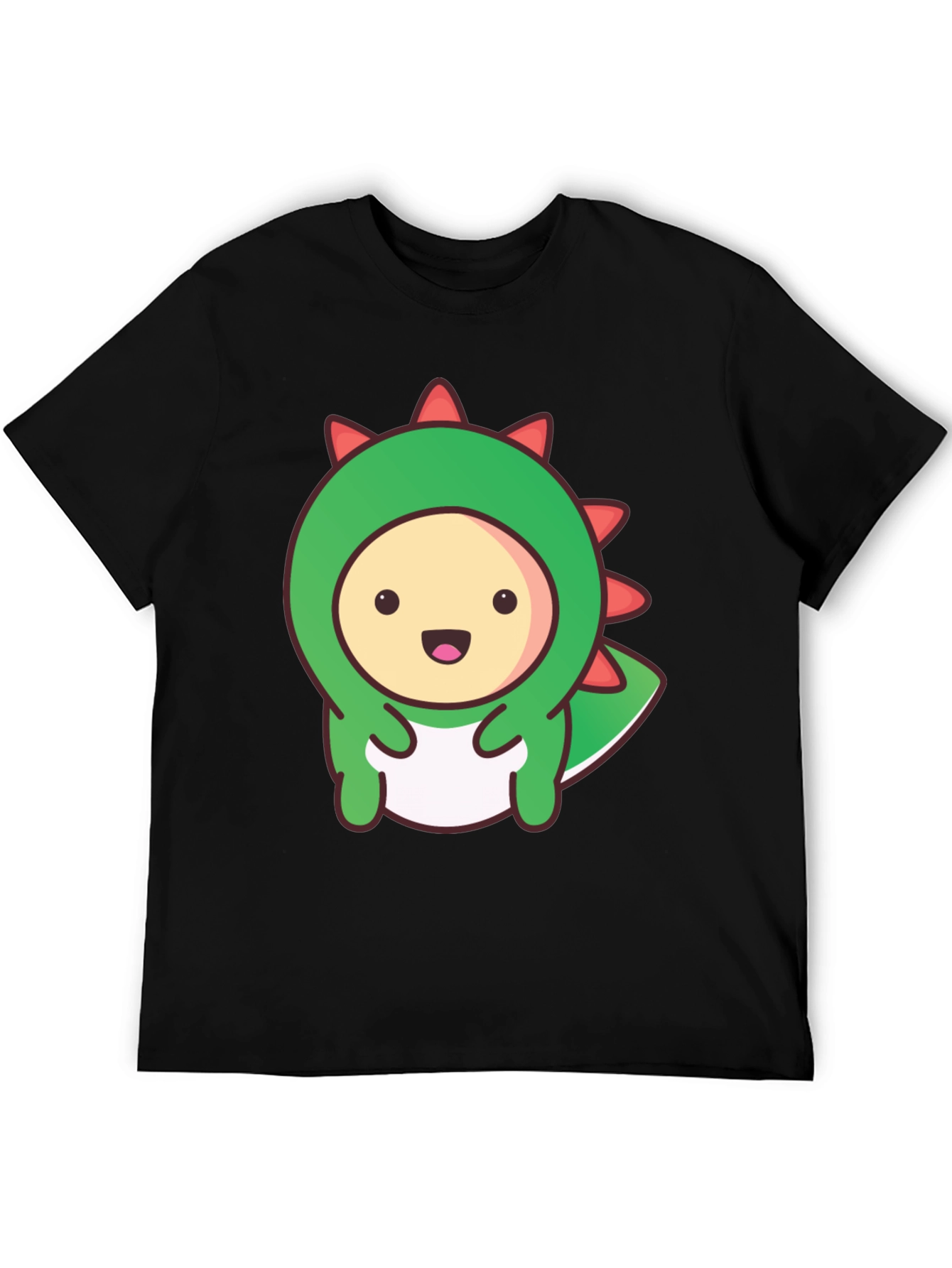 Kawaii Dinosaur Graphic Tee - Soft Cotton T-Shirt