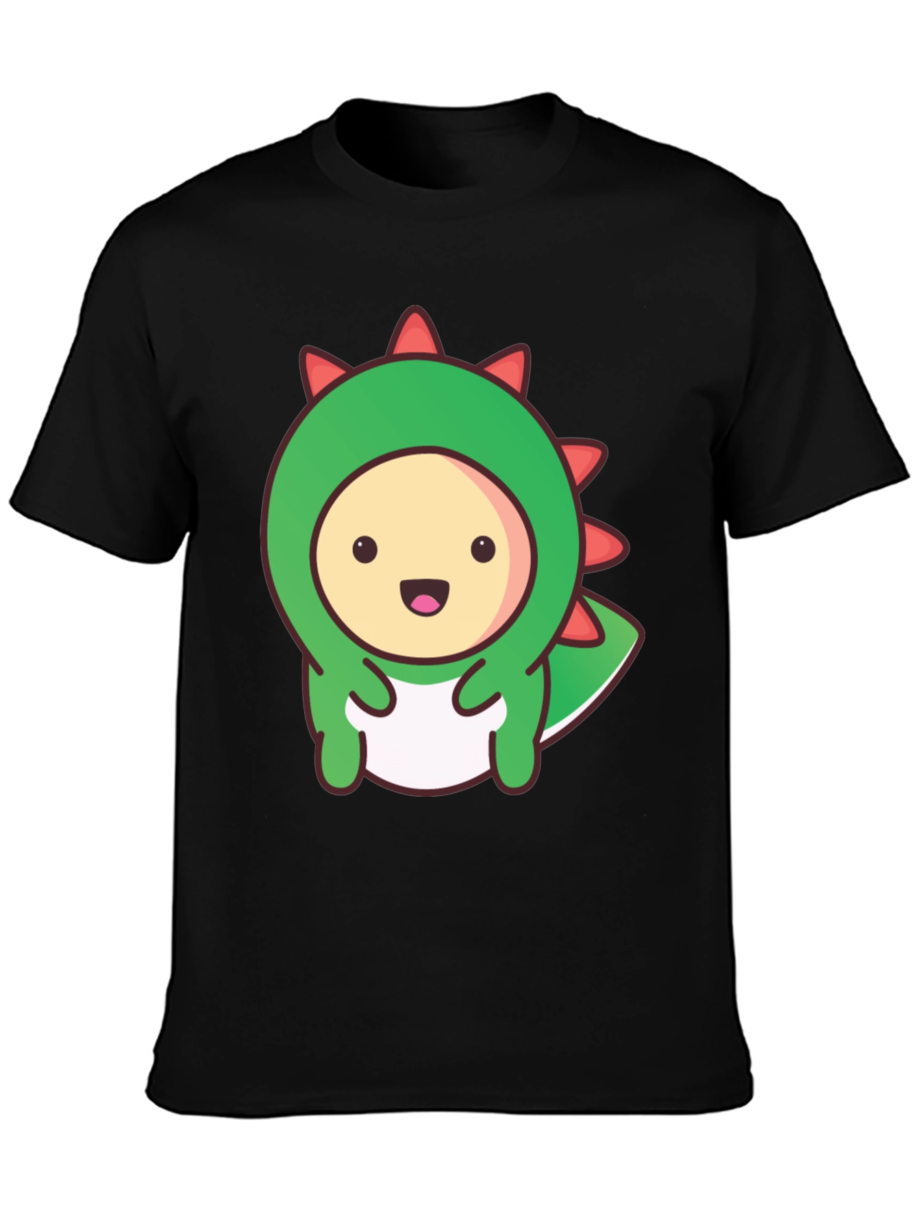 Kawaii Dinosaur Graphic Tee - Soft Cotton T-Shirt