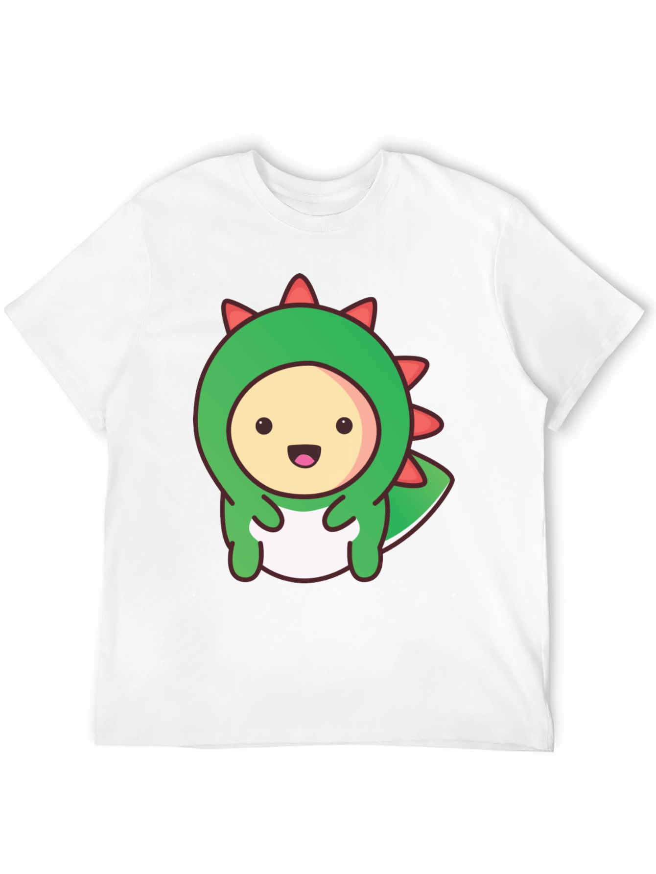 Kawaii Dinosaur Graphic Tee - Soft Cotton T-Shirt
