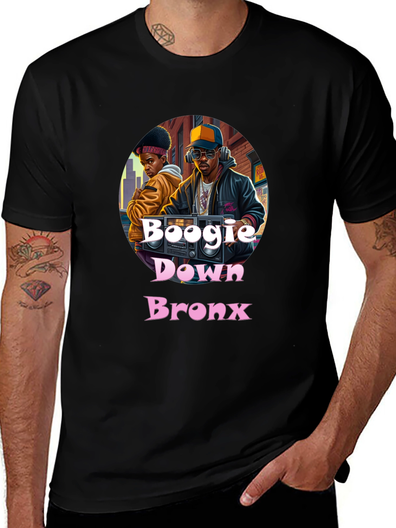 Boogie Down Bronx T-Shirt - Classic Hip Hop Style