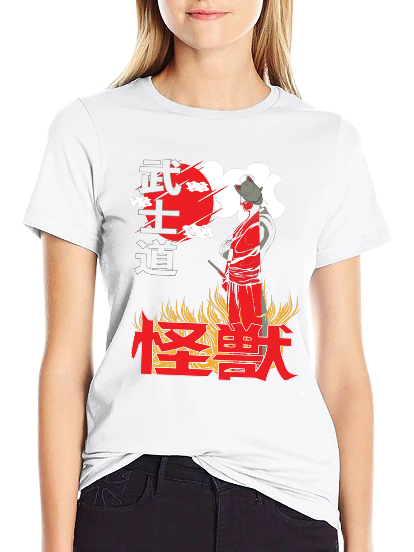 Japanese Warrior Graphic Tee