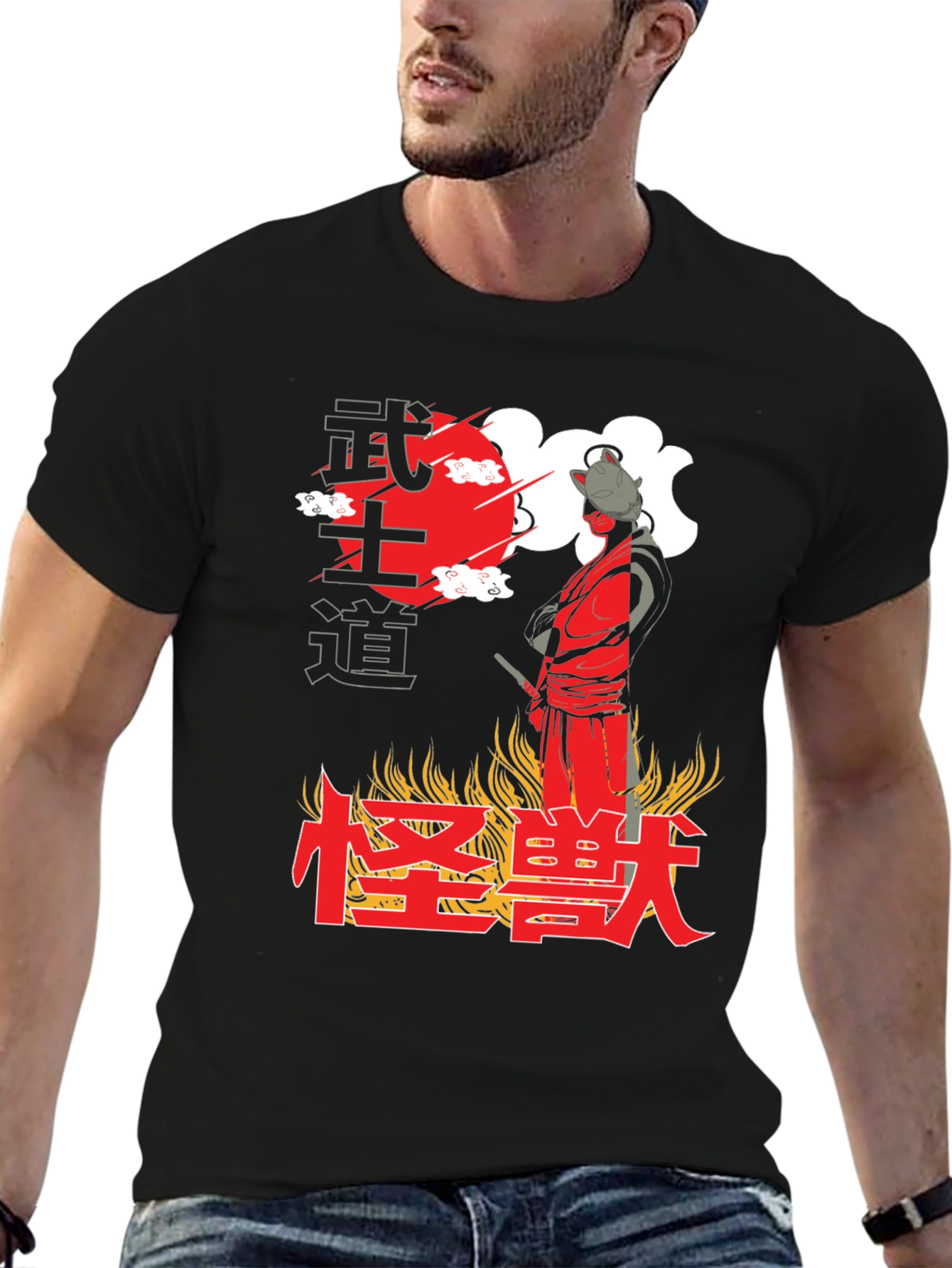 Japanese Warrior Graphic Tee