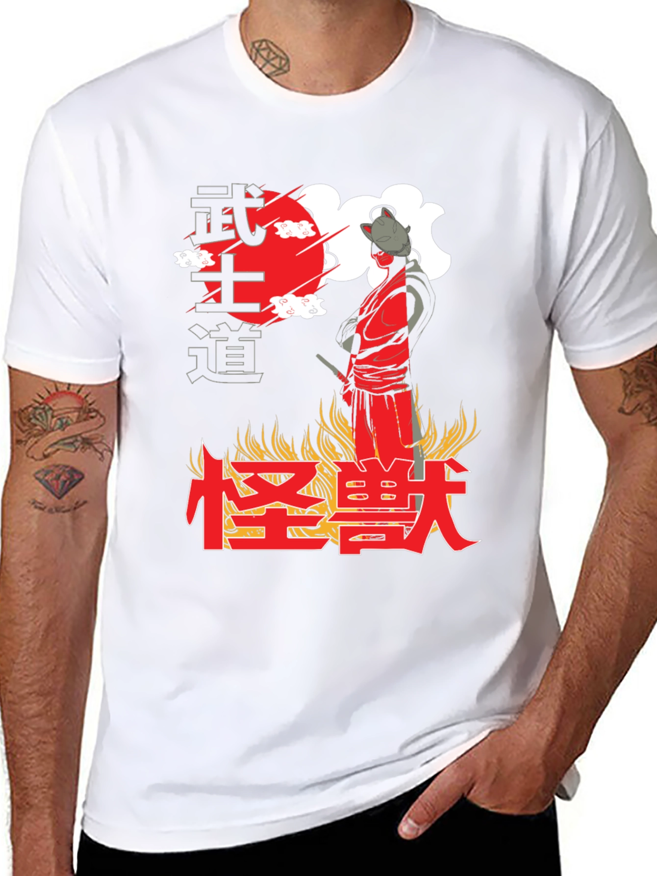 Japanese Warrior Graphic Tee