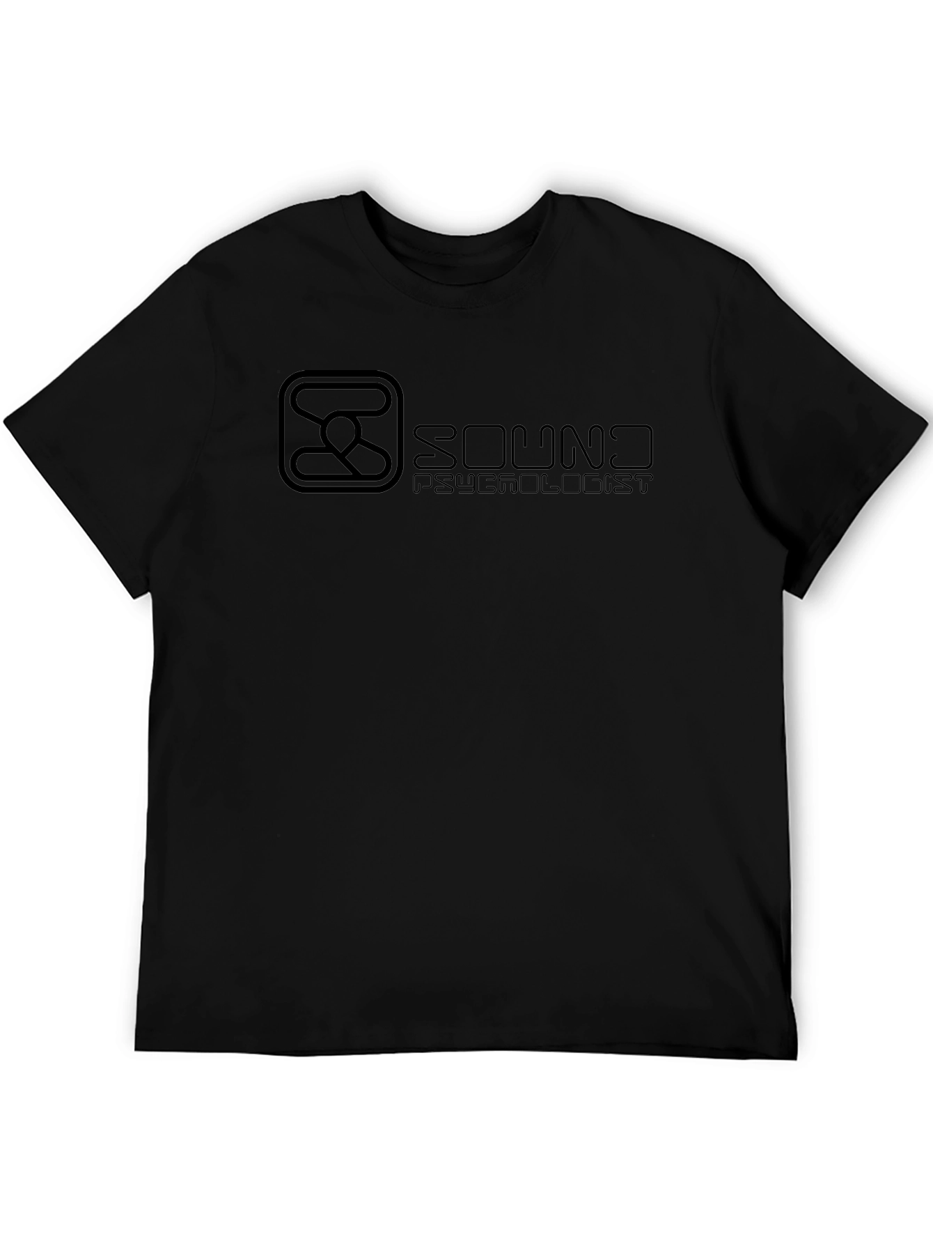 Sound Psychologist Graphic T-Shirt - Black Crew Neck Tee