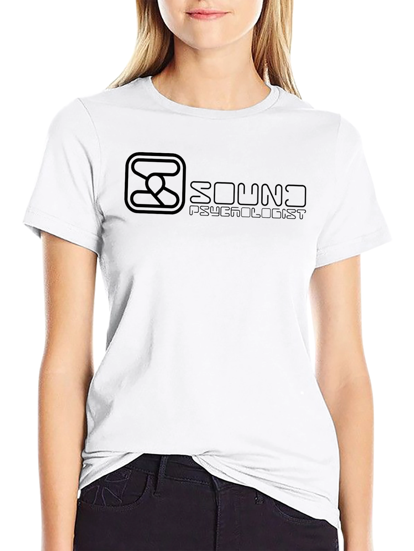 Sound Psychologist Graphic T-Shirt - Black Crew Neck Tee
