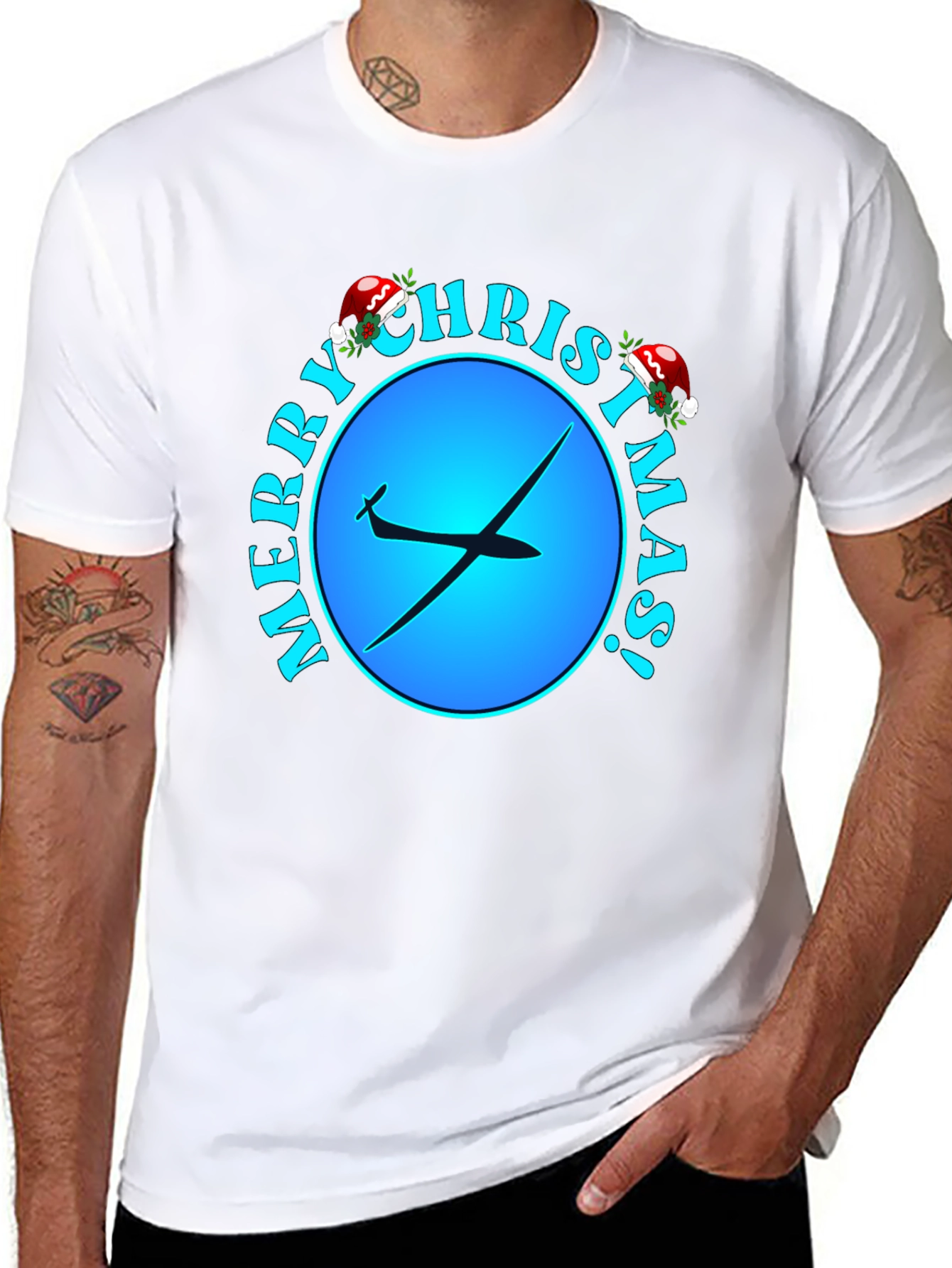 Merry Christmas Glider T-Shirt