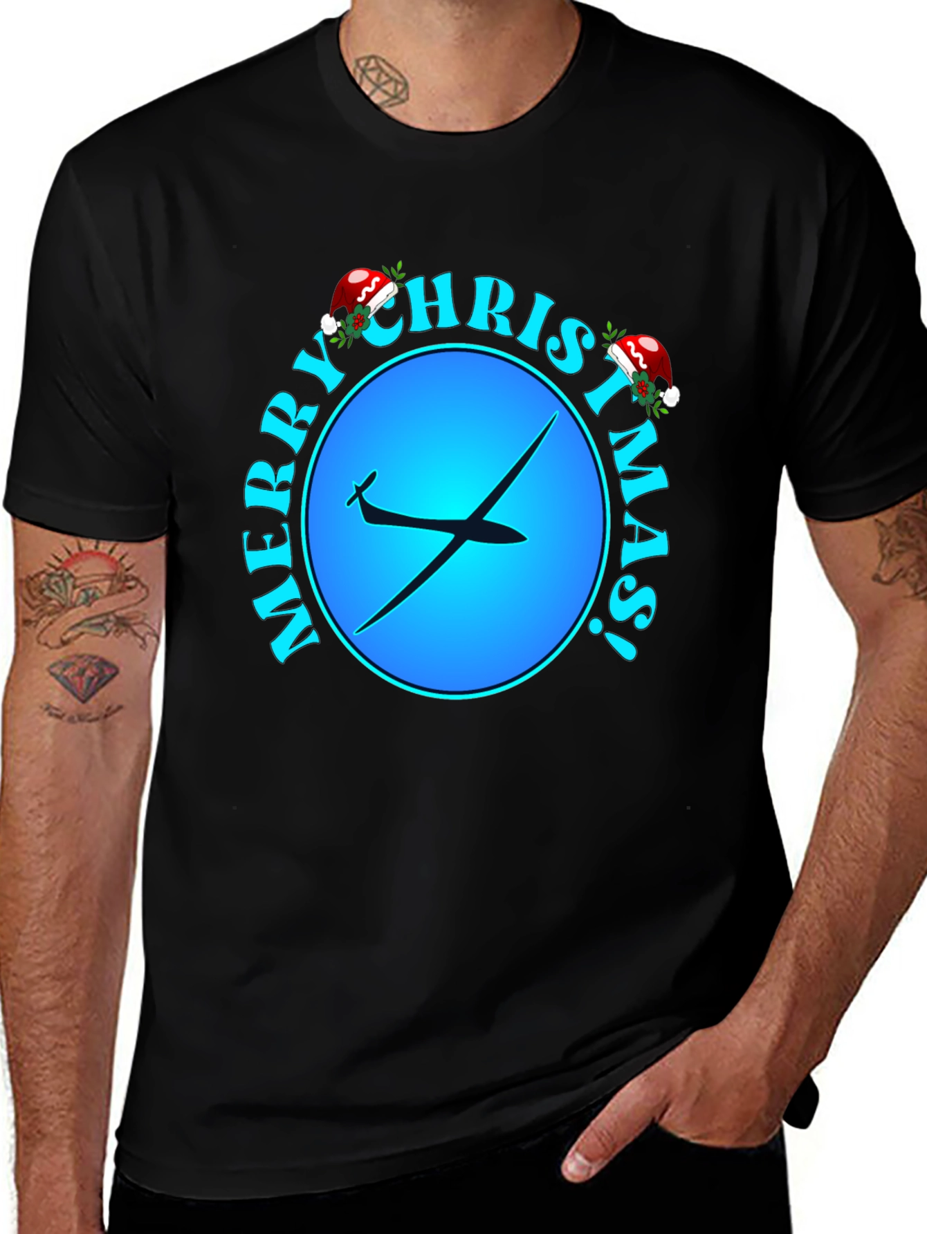 Merry Christmas Glider T-Shirt