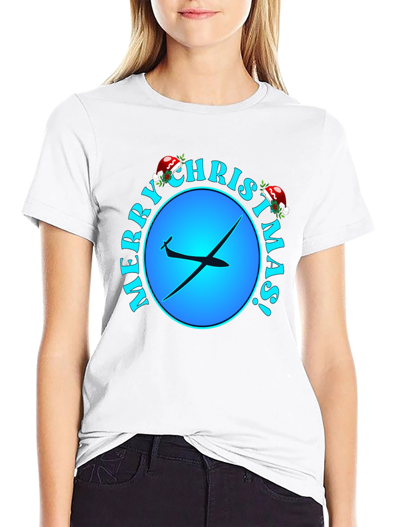 Merry Christmas Glider T-Shirt