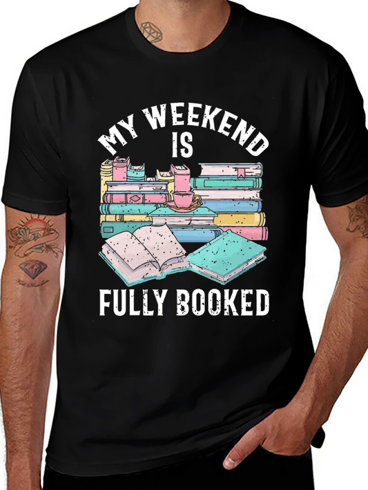 Book Lovers Weekend T-Shirt - Fully Booked Design