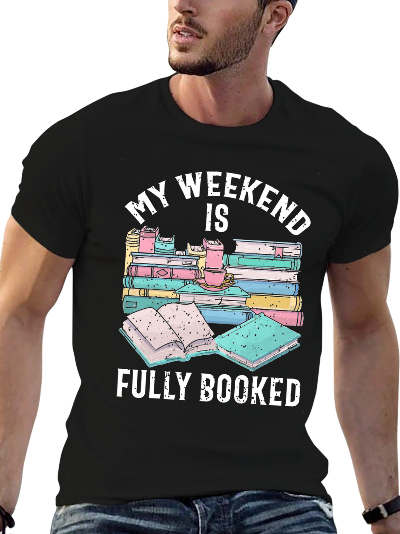 Book Lovers Weekend T-Shirt - Fully Booked Design