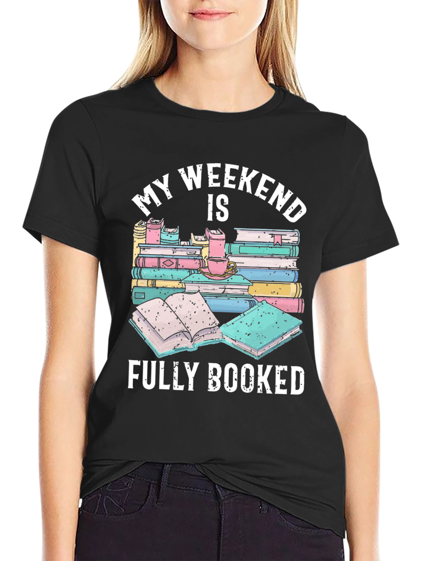 Book Lovers Weekend T-Shirt - Fully Booked Design