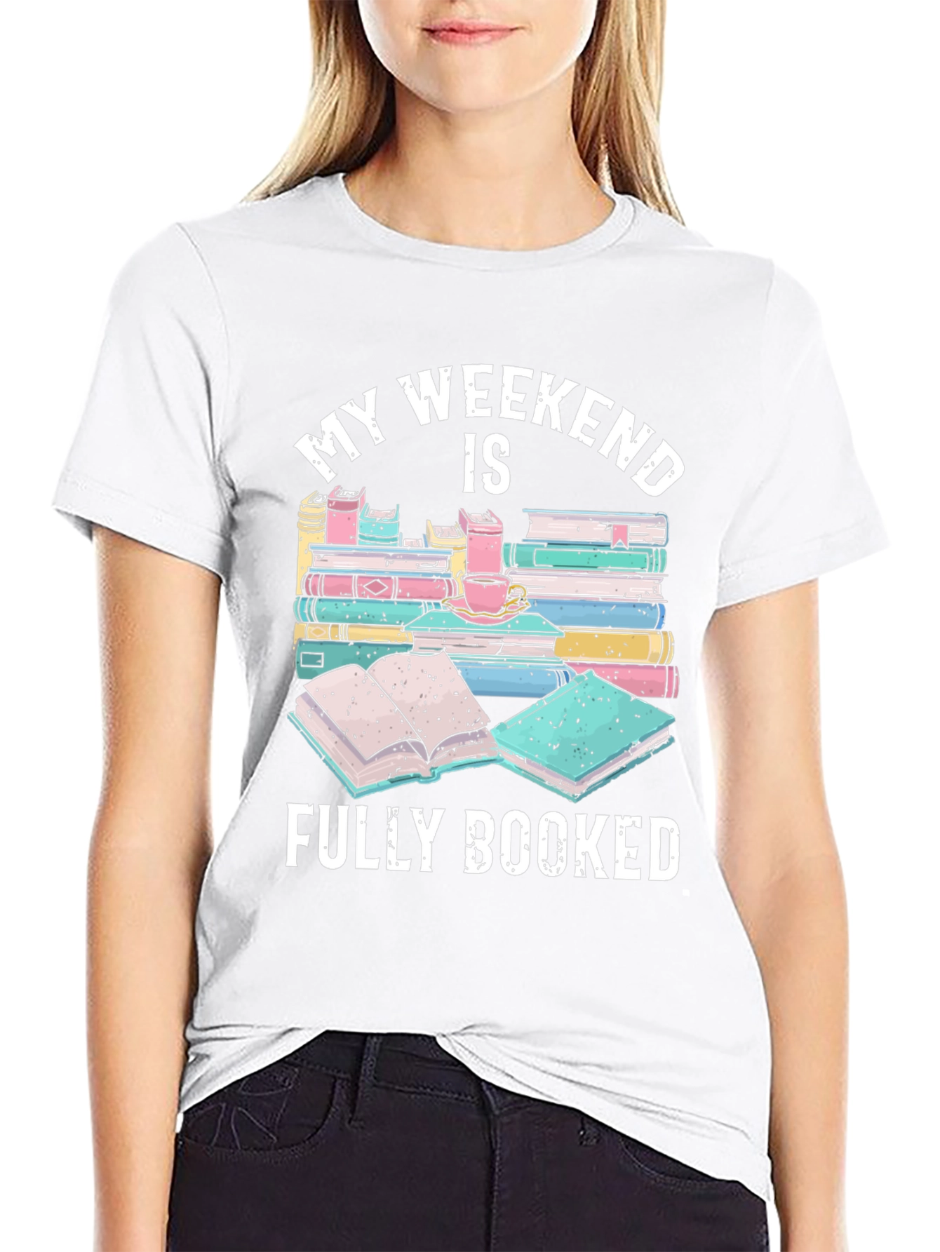 Book Lovers Weekend T-Shirt - Fully Booked Design