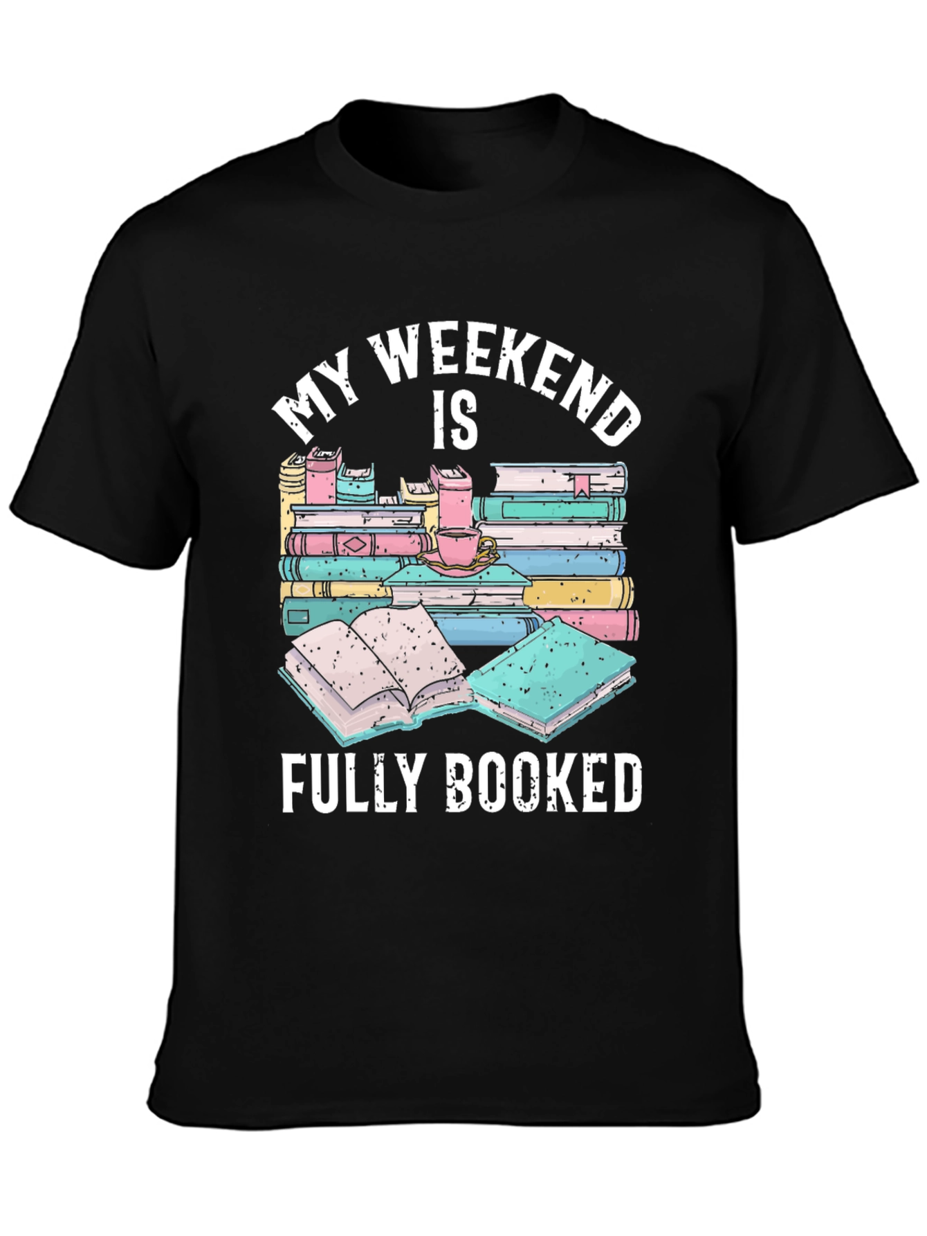 Book Lovers Weekend T-Shirt - Fully Booked Design