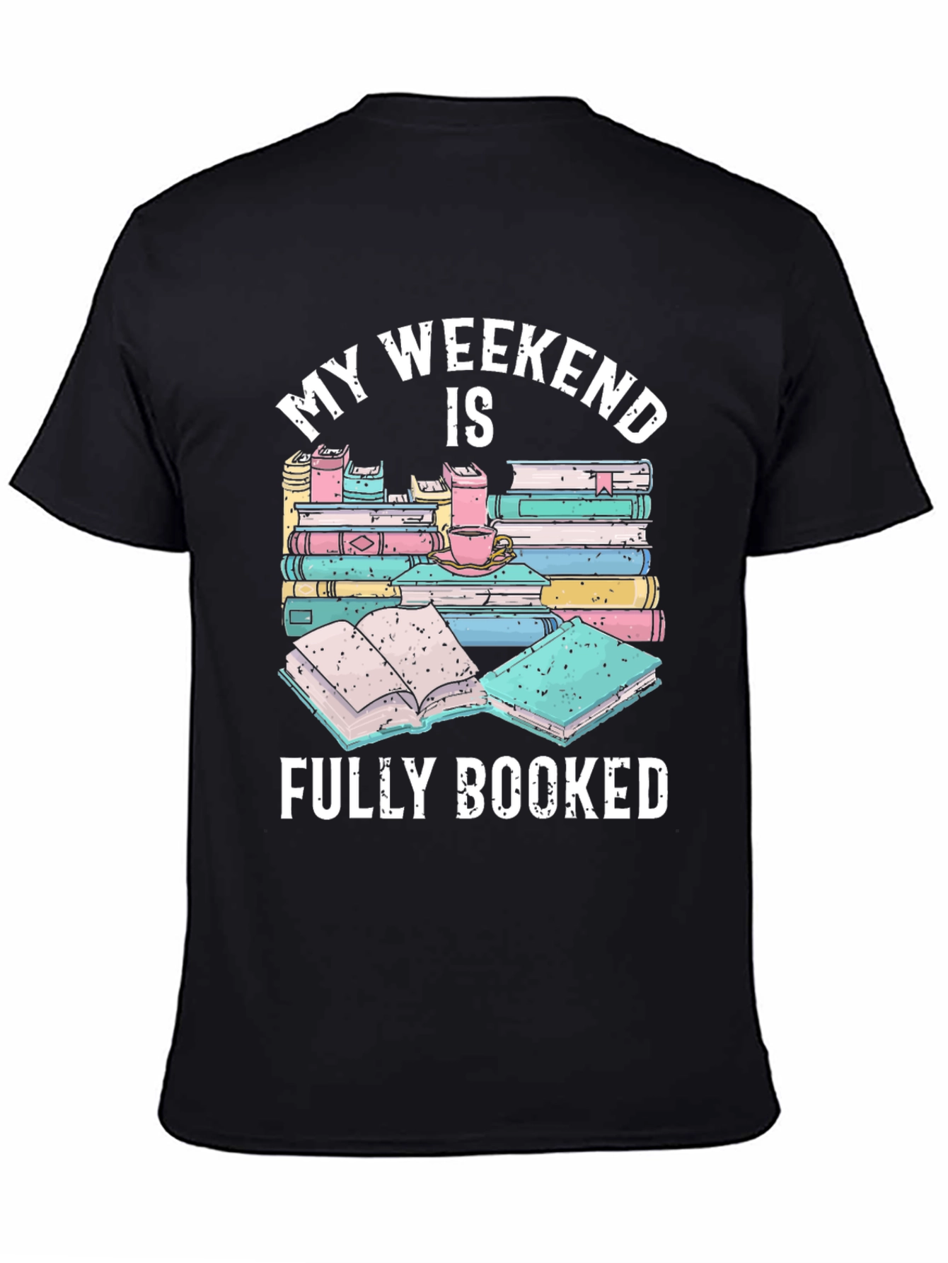 Book Lovers Weekend T-Shirt - Fully Booked Design