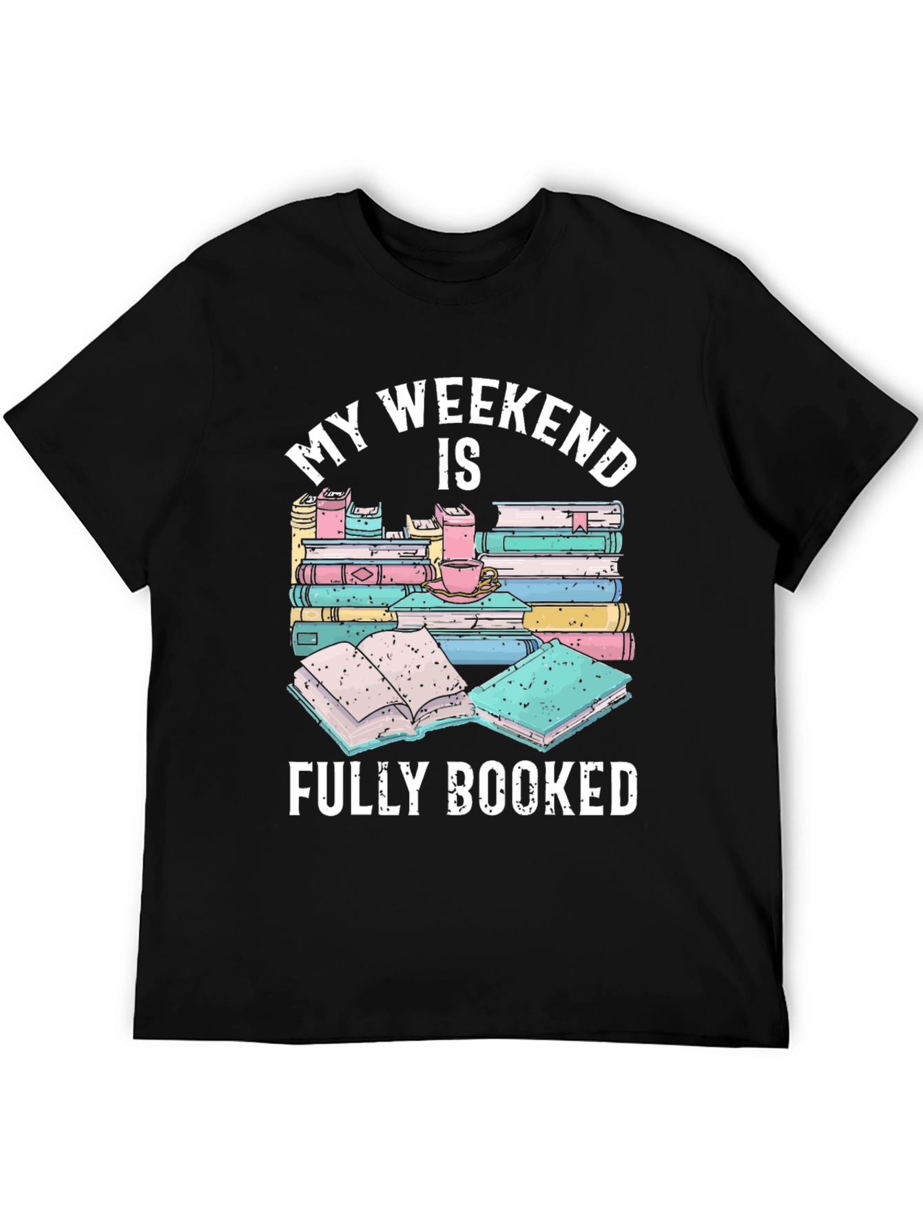 Book Lovers Weekend T-Shirt - Fully Booked Design