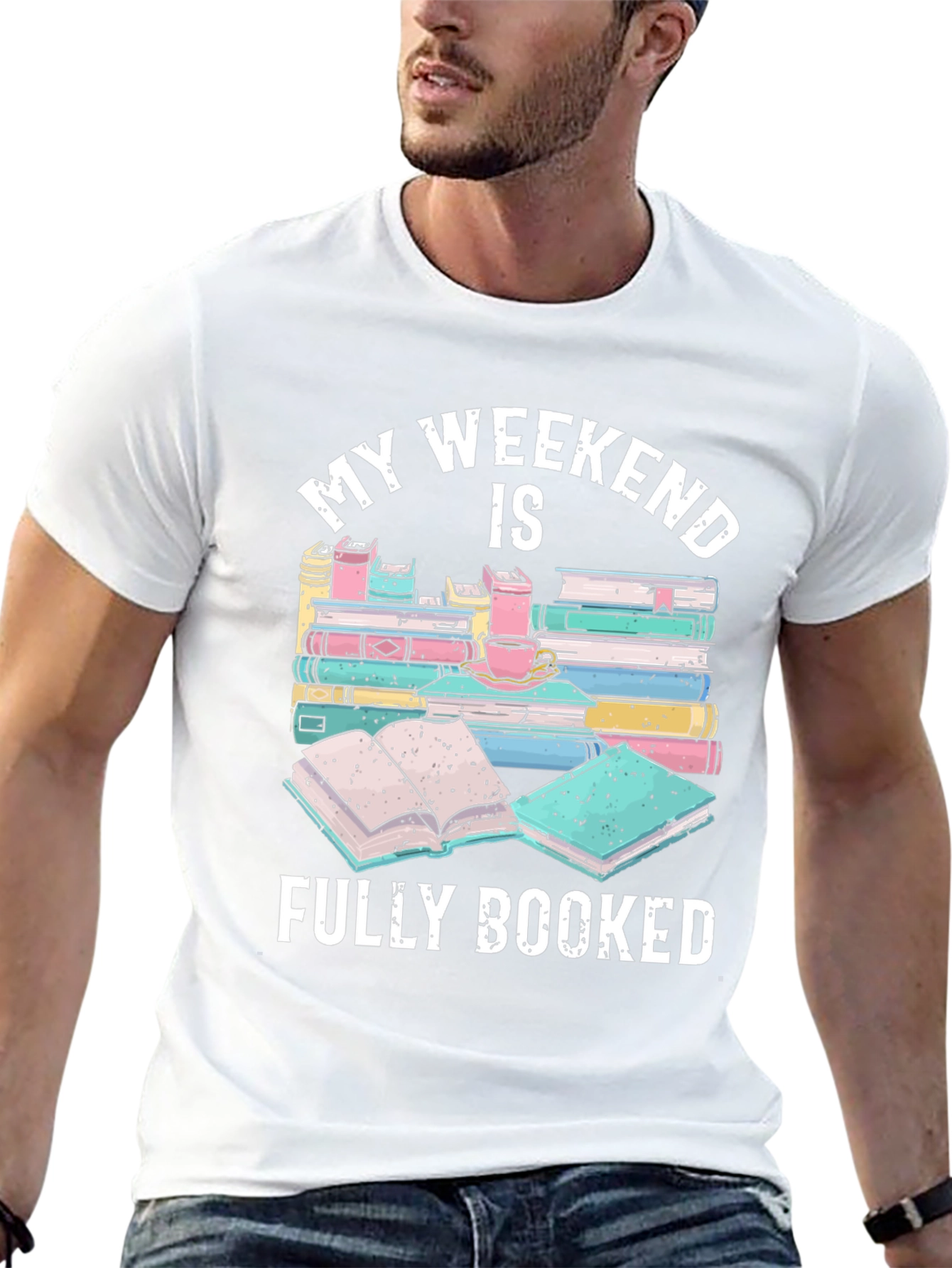 Book Lovers Weekend T-Shirt - Fully Booked Design