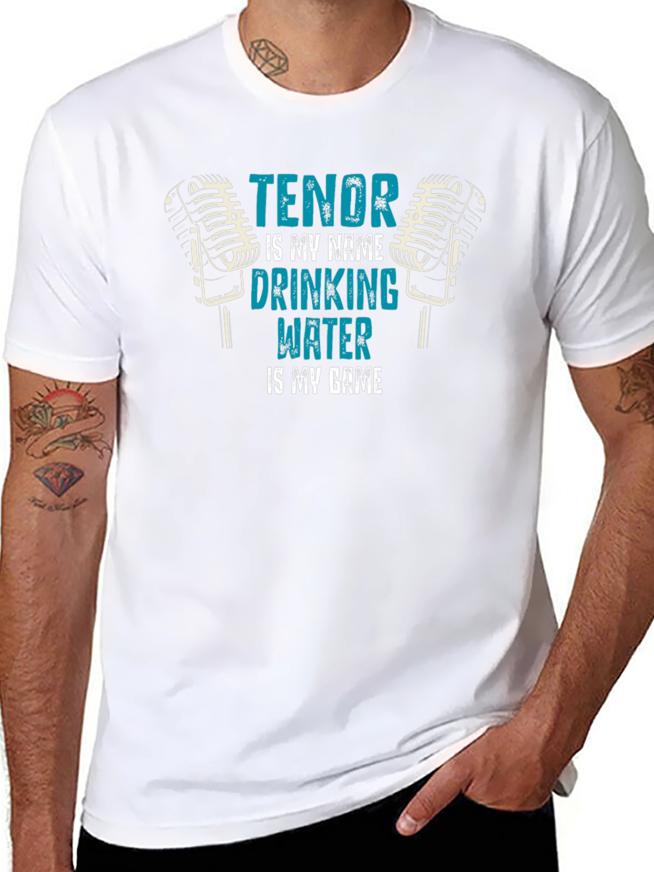 Tenor Singer Water Drinking T-Shirt