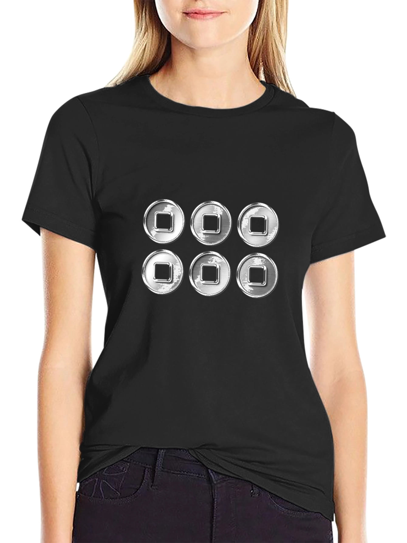Geometric Squares T-Shirt