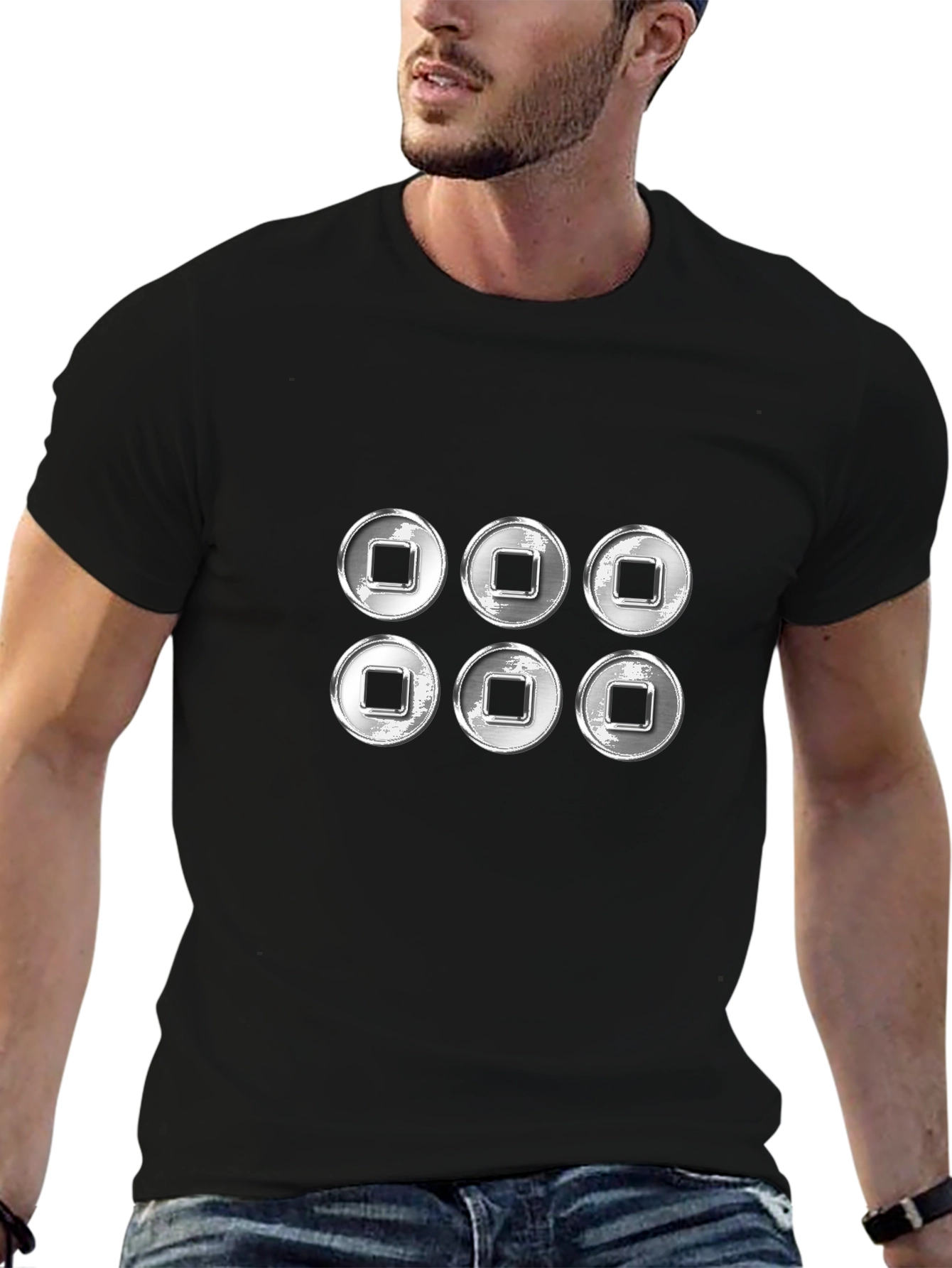 Geometric Squares T-Shirt