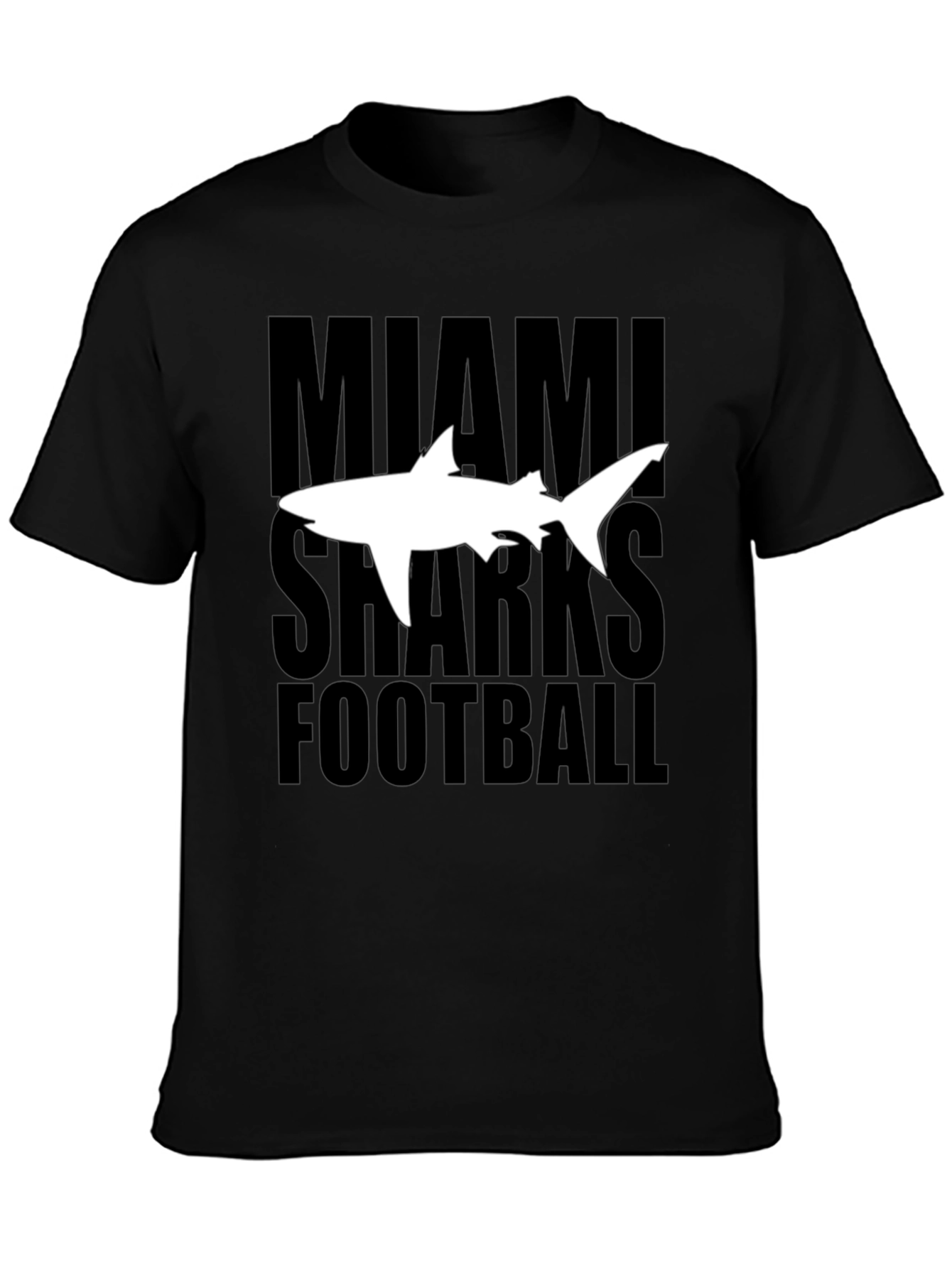 Miami Sharks Football Graphic T-Shirt